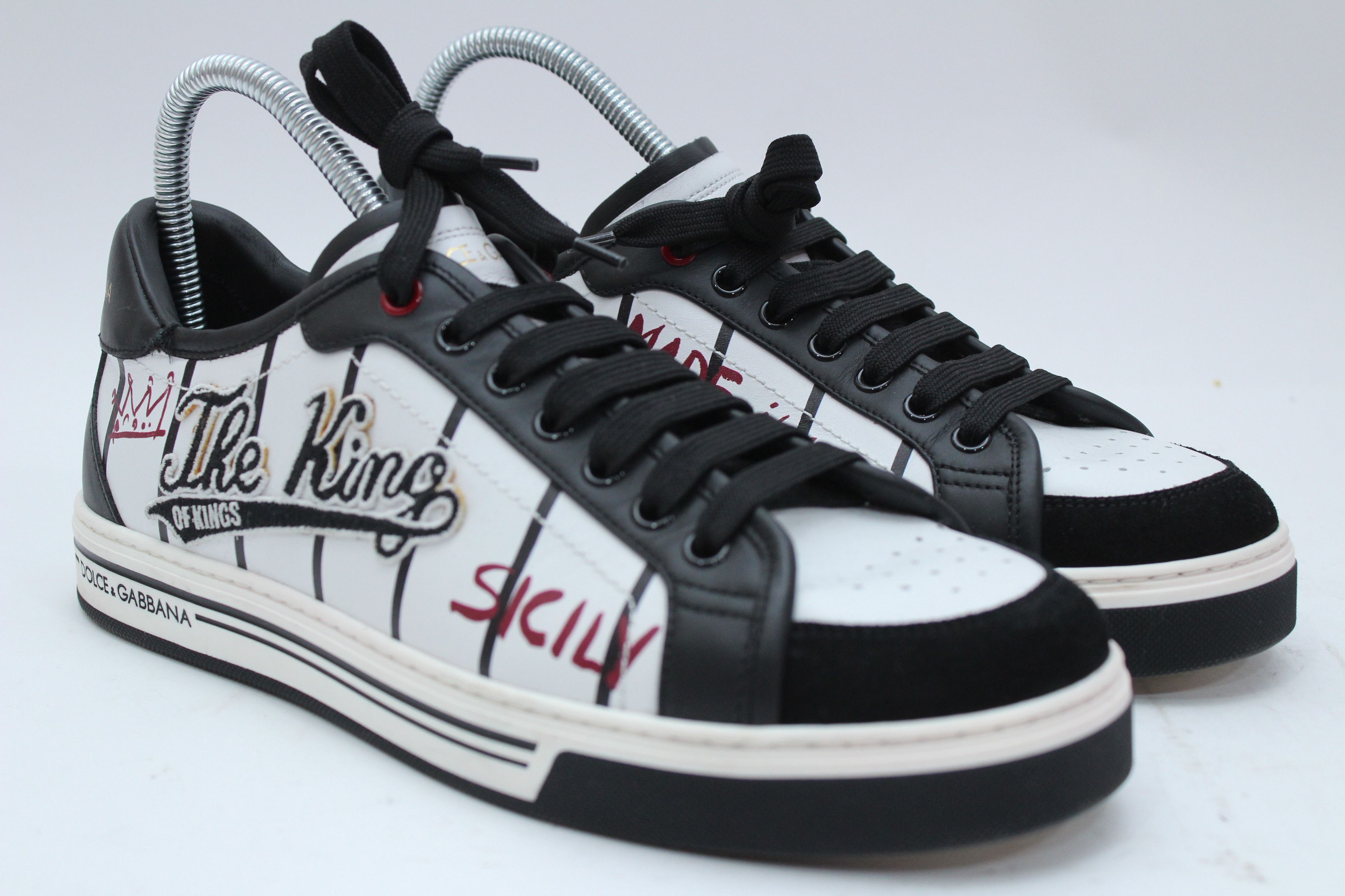 DOLCE & GABBANA KING OF KINGS SNEAKERS Size 41 7UK