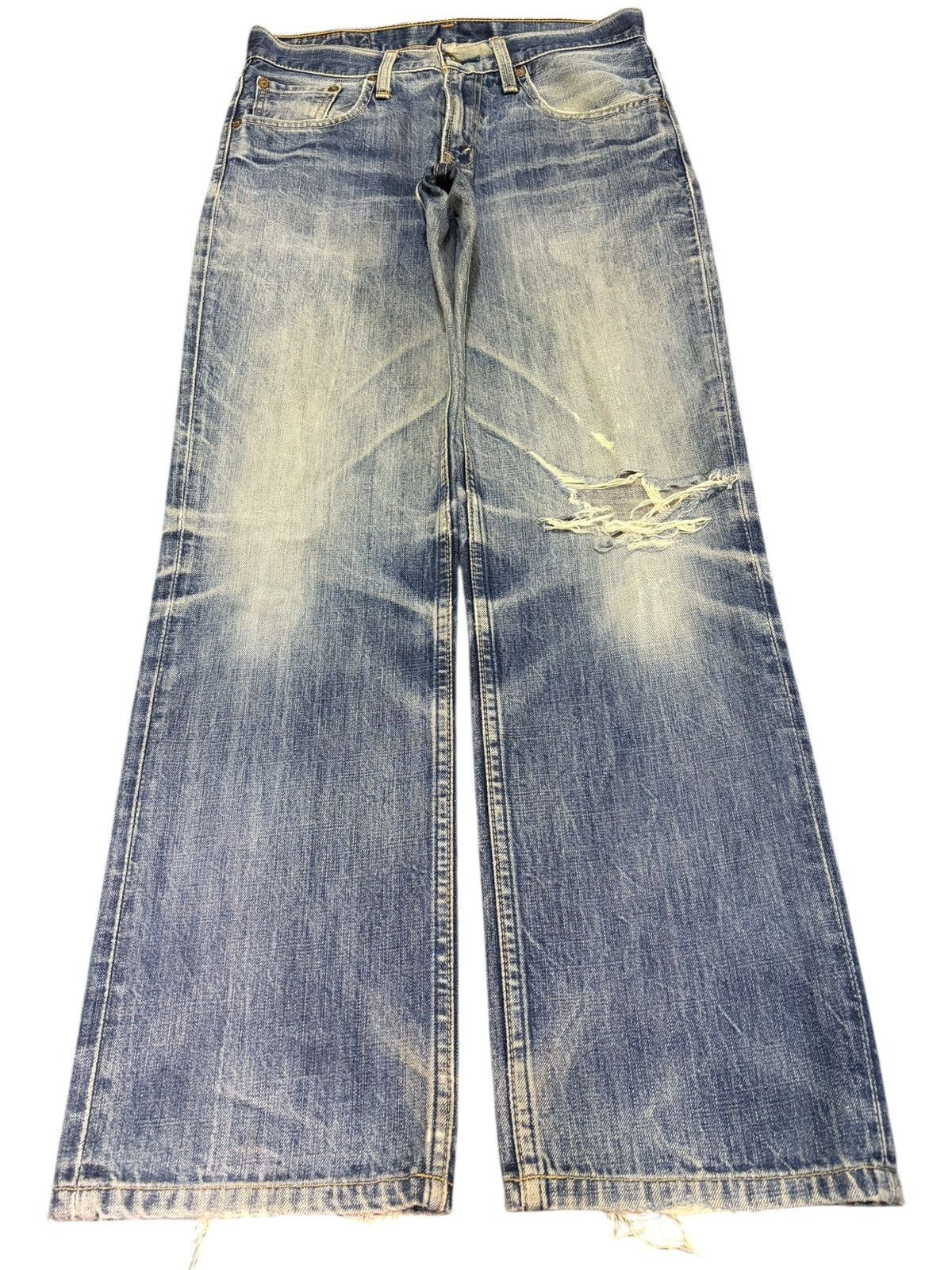 Levi's Vintage 90s Levis 502 Faded Wash Distressed Loose Jeans Size US 30 / EU 46 - 1 Thumbnail