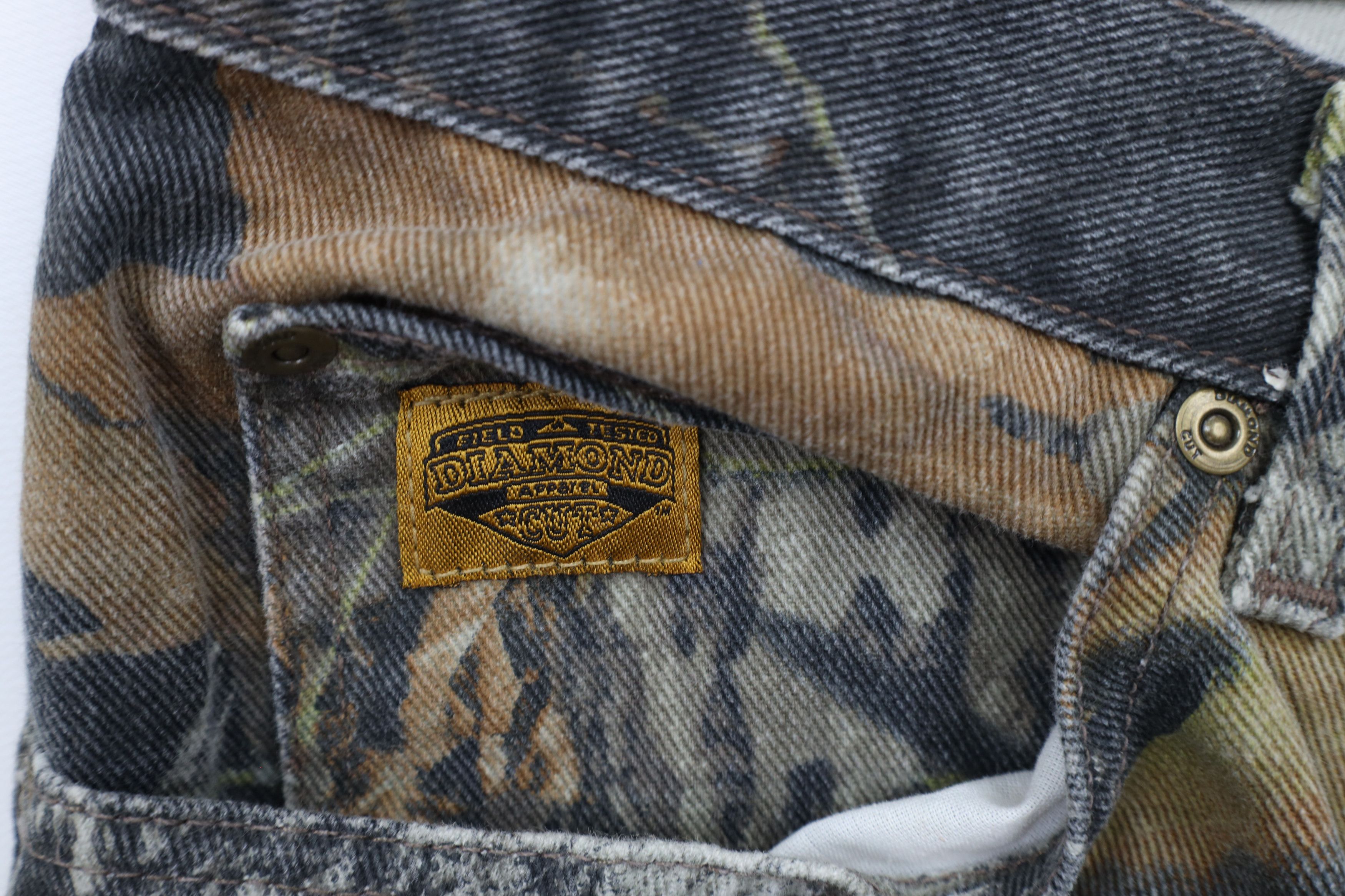 Vintage Vintage 90s Streetwear Camouflage Gusseted Denim Jeans Size US 32 / EU 48 - 6 Thumbnail