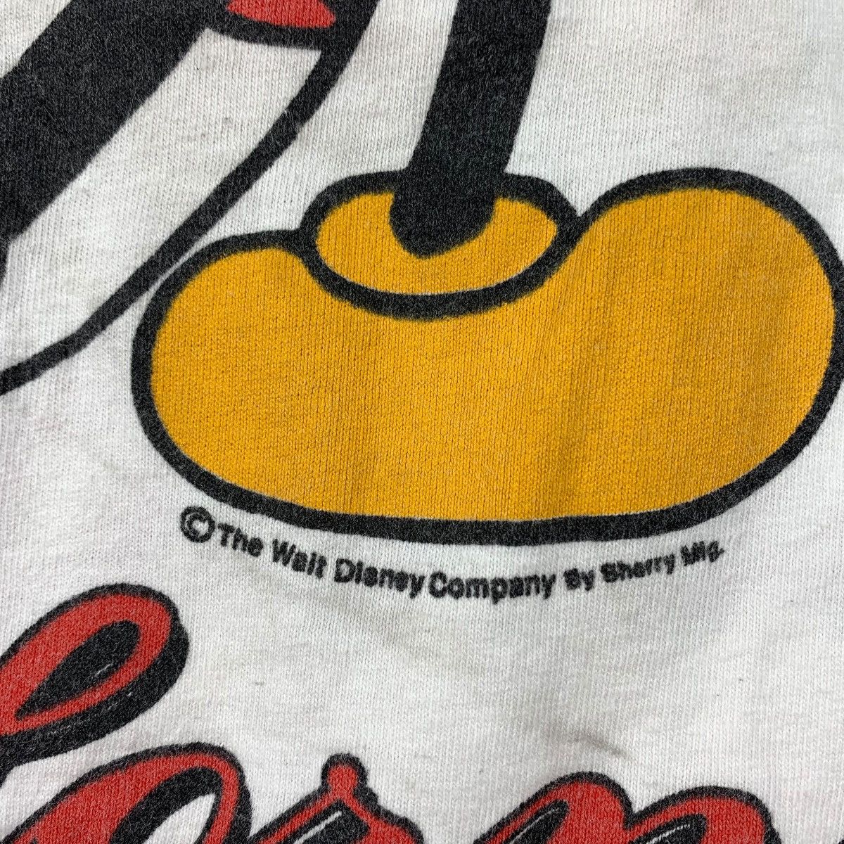 Disney Vintage MICKEY MOUSE mirror printed mickey long sleeve tee Size US M / EU 48-50 / 2 - 9 Thumbnail