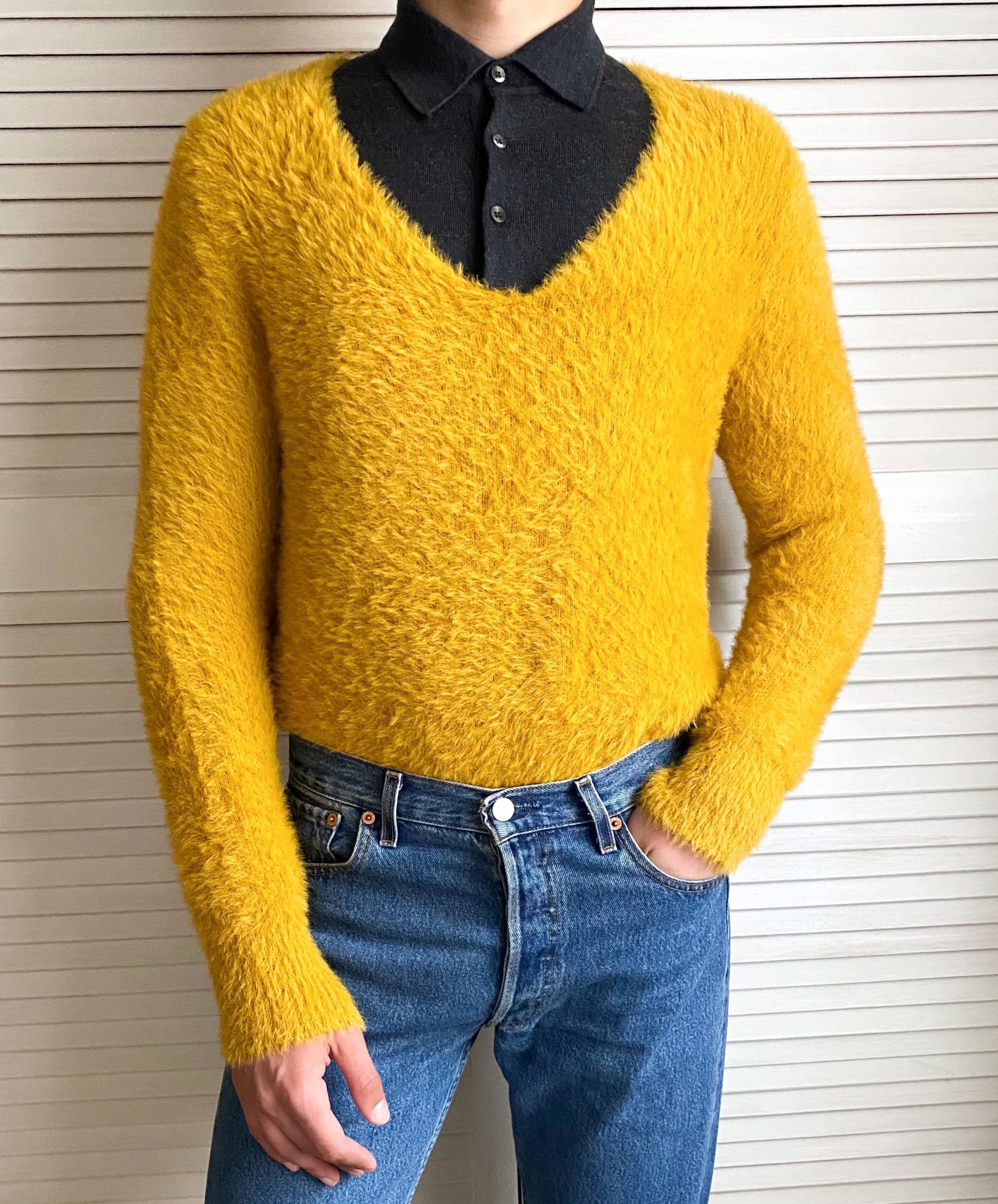 Japanese Brand Japanese vintage Mohair Style Unisex Knit Sweater Size US M / EU 48-50 / 2 - 4 Thumbnail