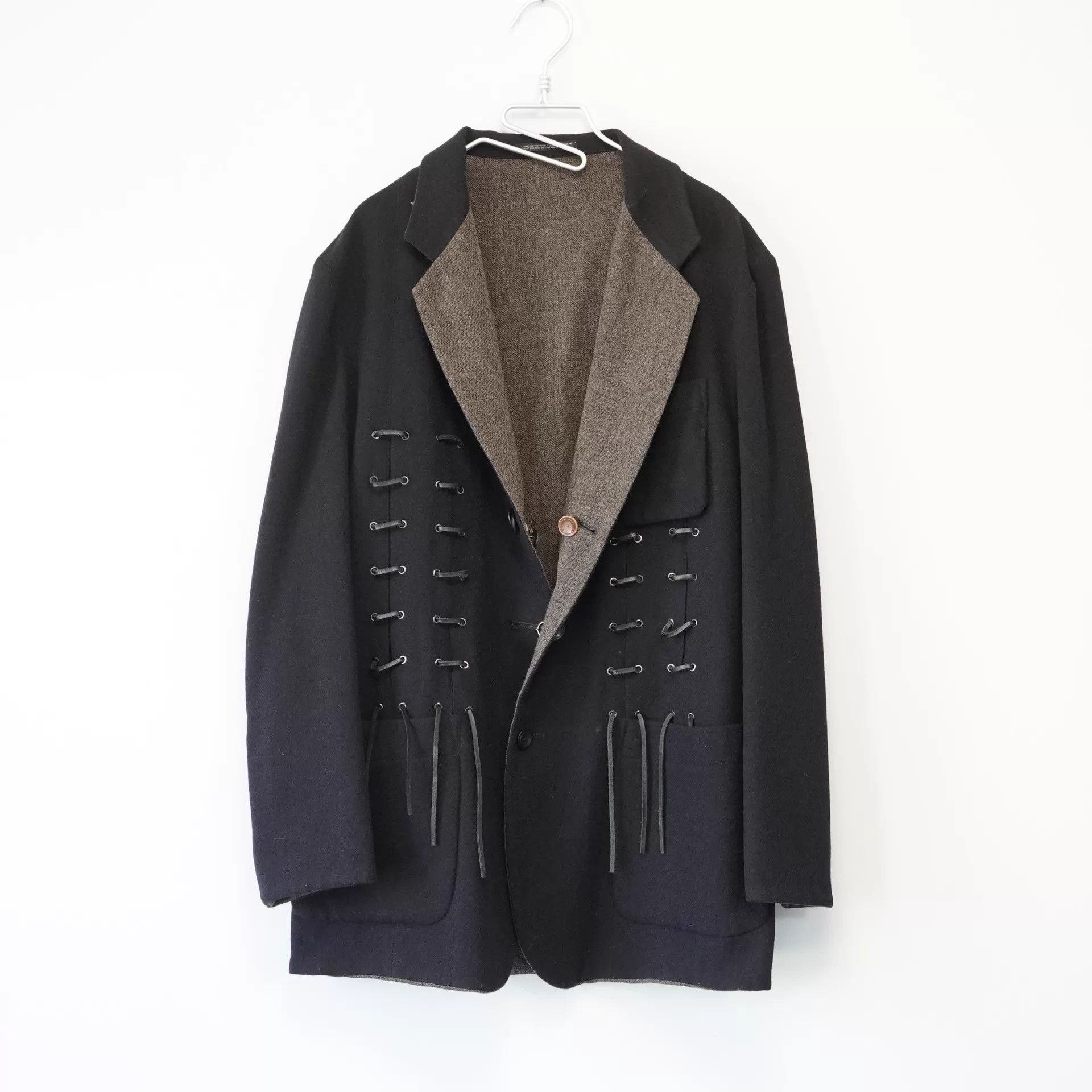 Yohji Yamamoto Yohji Yamamoto 05AW Reversible Leather Jacket Size 3 Size US L / EU 52-54 / 3 - 1 Thumbnail