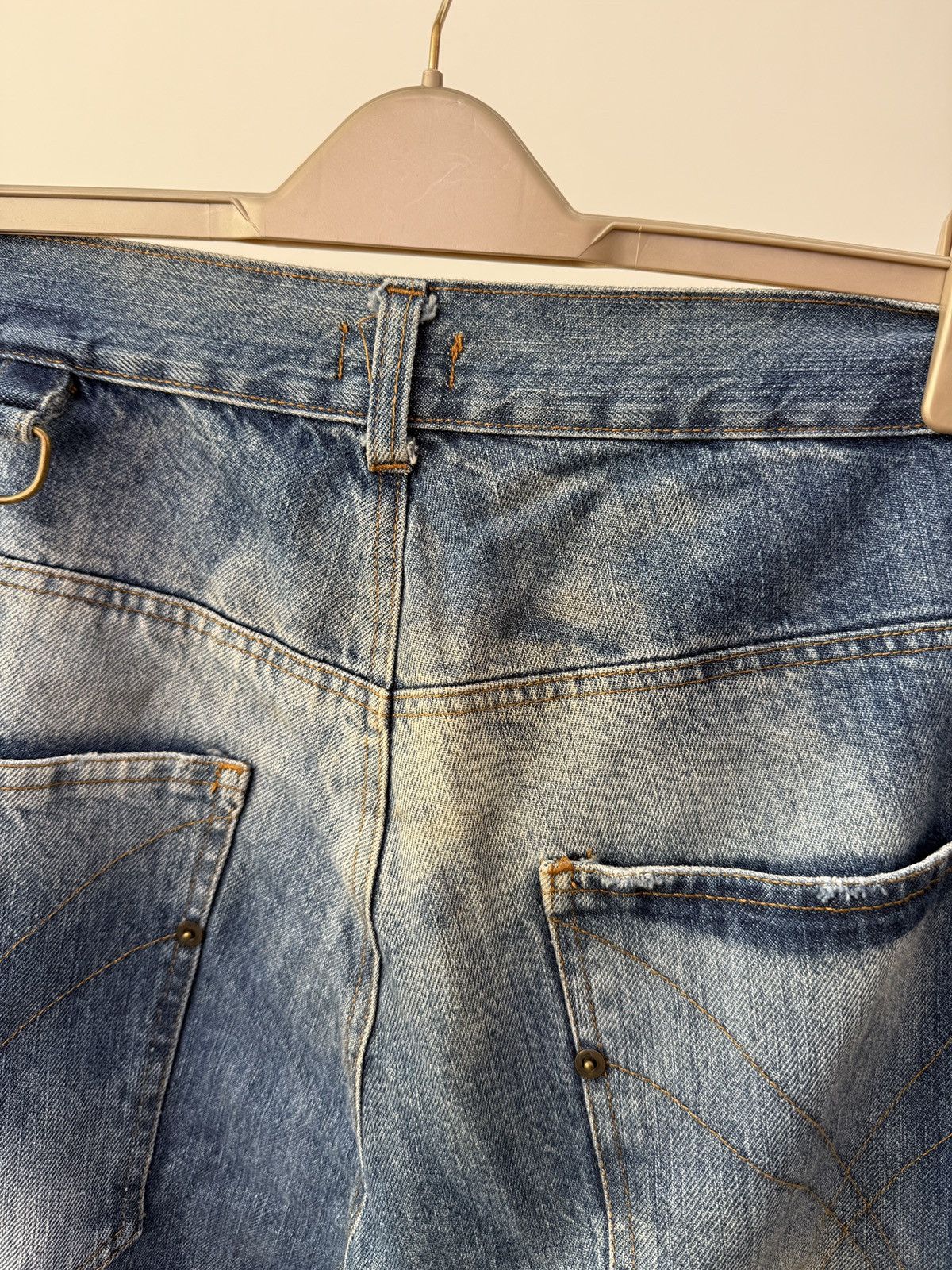 Other Vintage RAW Clothing Distressed Jeans Patchwork Streetwear Size US 34 / EU 50 - 11 Thumbnail