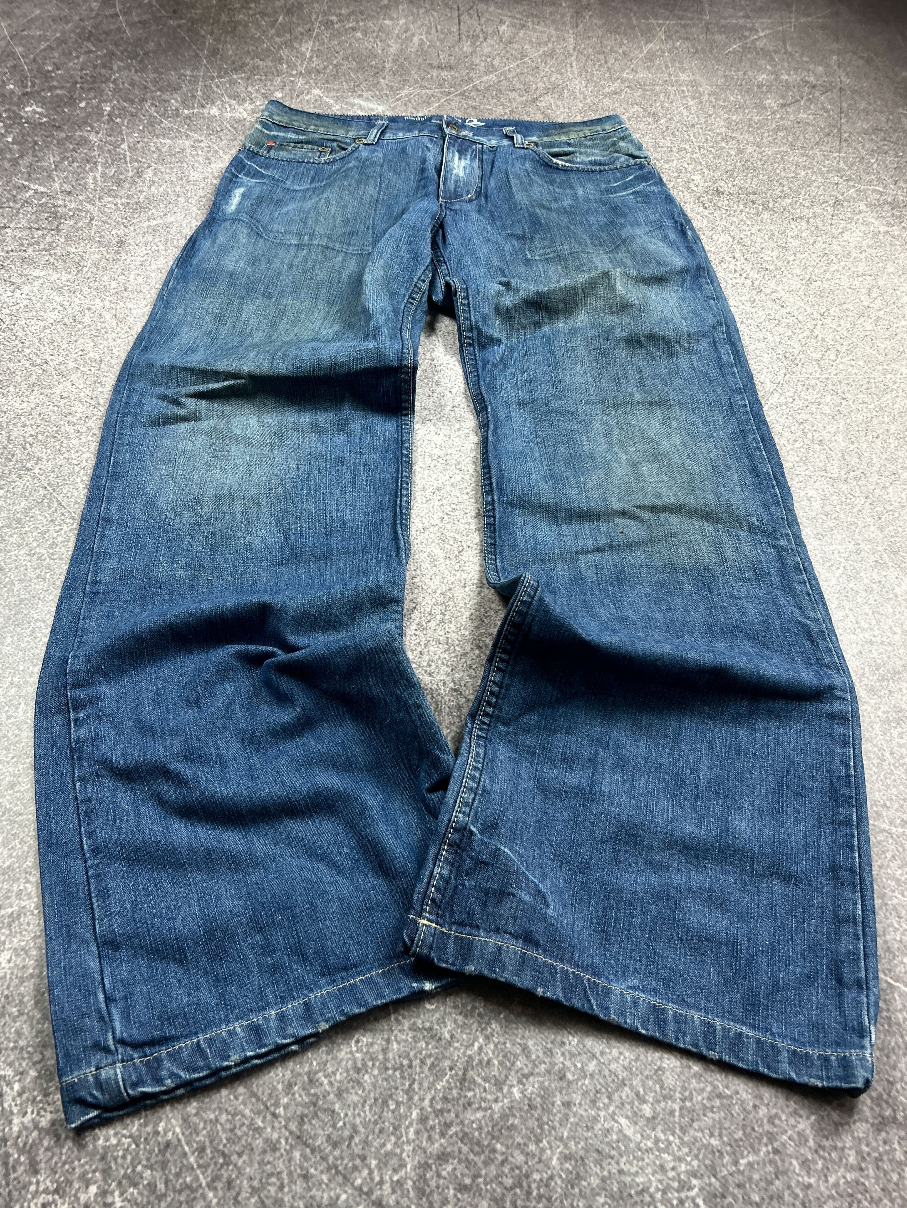 Vintage classic baggy balenciaga rick owens style jeans 90s y2k Size US 32 / EU 48 - 1 Thumbnail