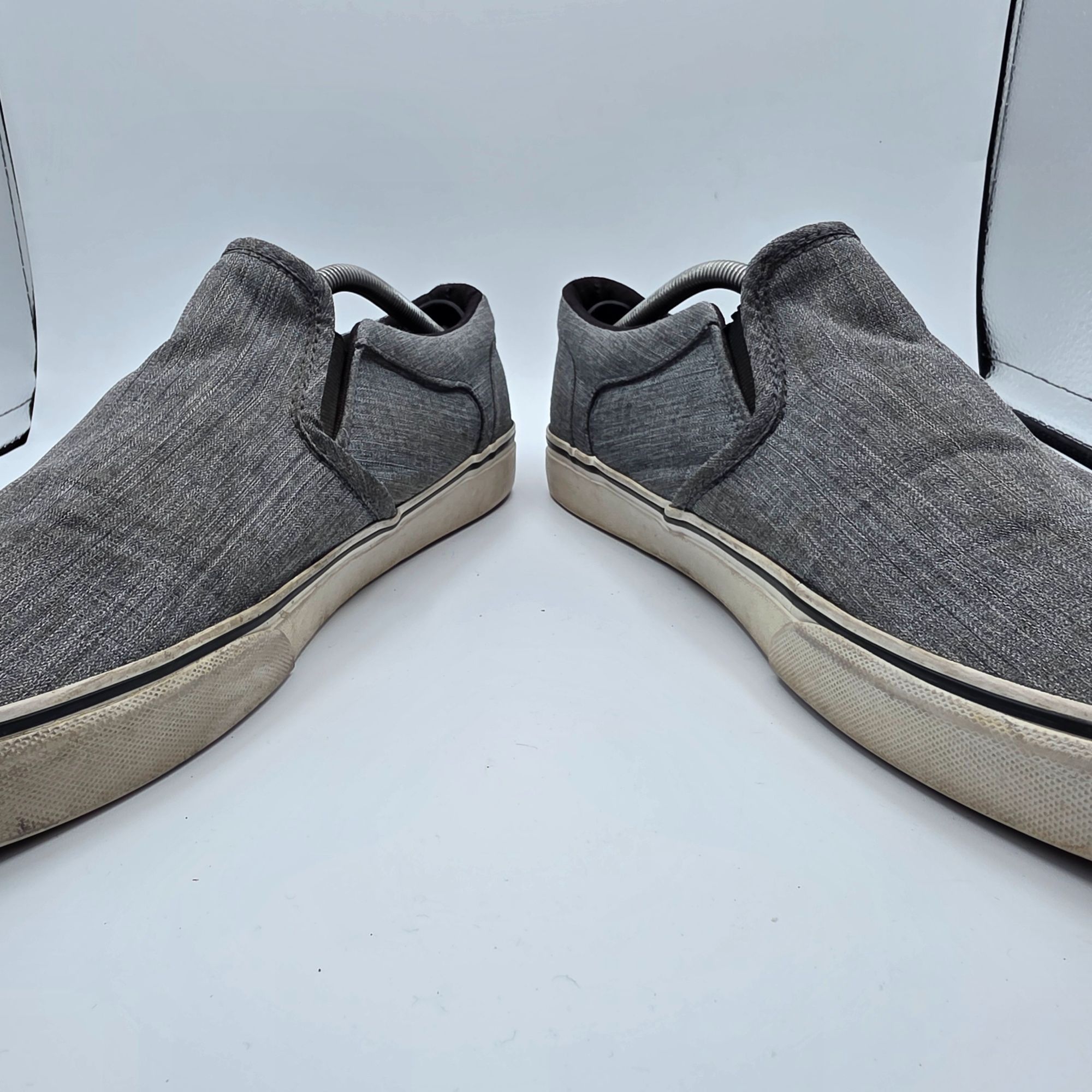 Vans Vans Asher Skate Slip On Mens Size 13 Gray Shoes Casual Outd Size US 13 / EU 46 - 3 Thumbnail