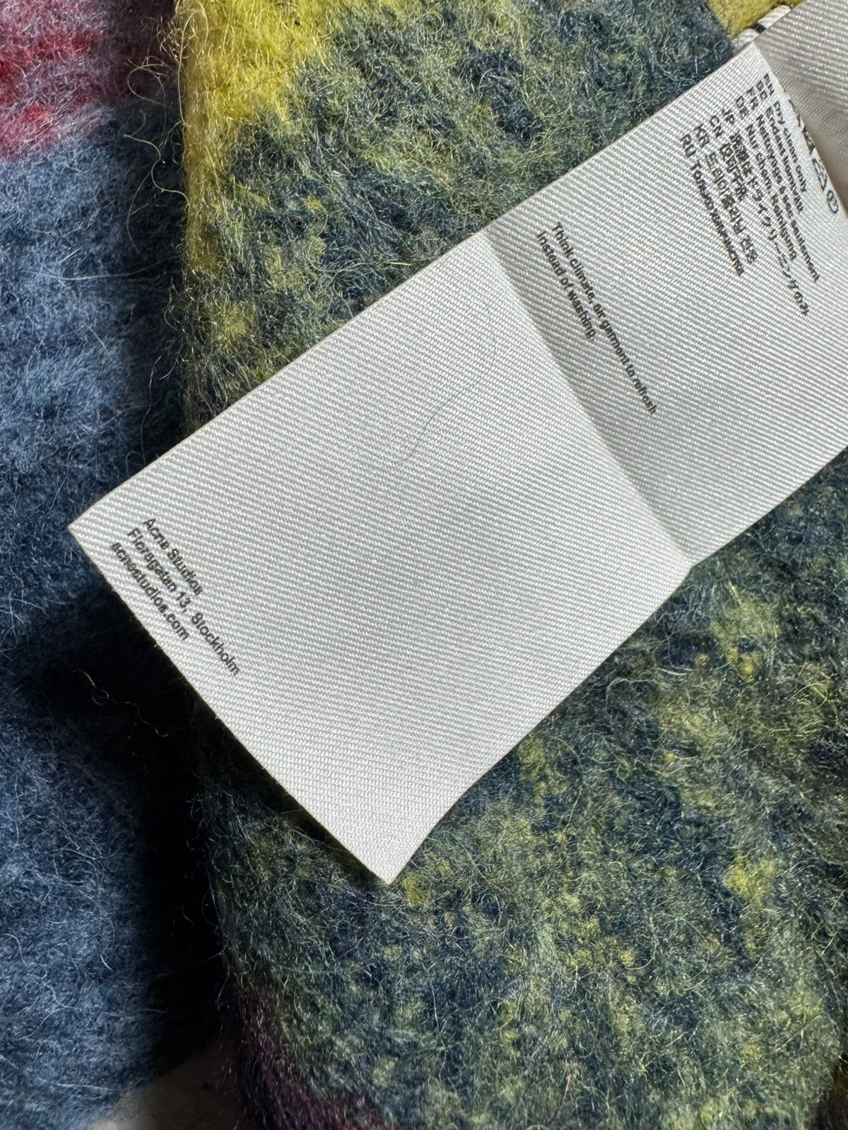 Acne Studios Acne Studios Checked Luxury Wool Scarf Size ONE SIZE - 5 Thumbnail