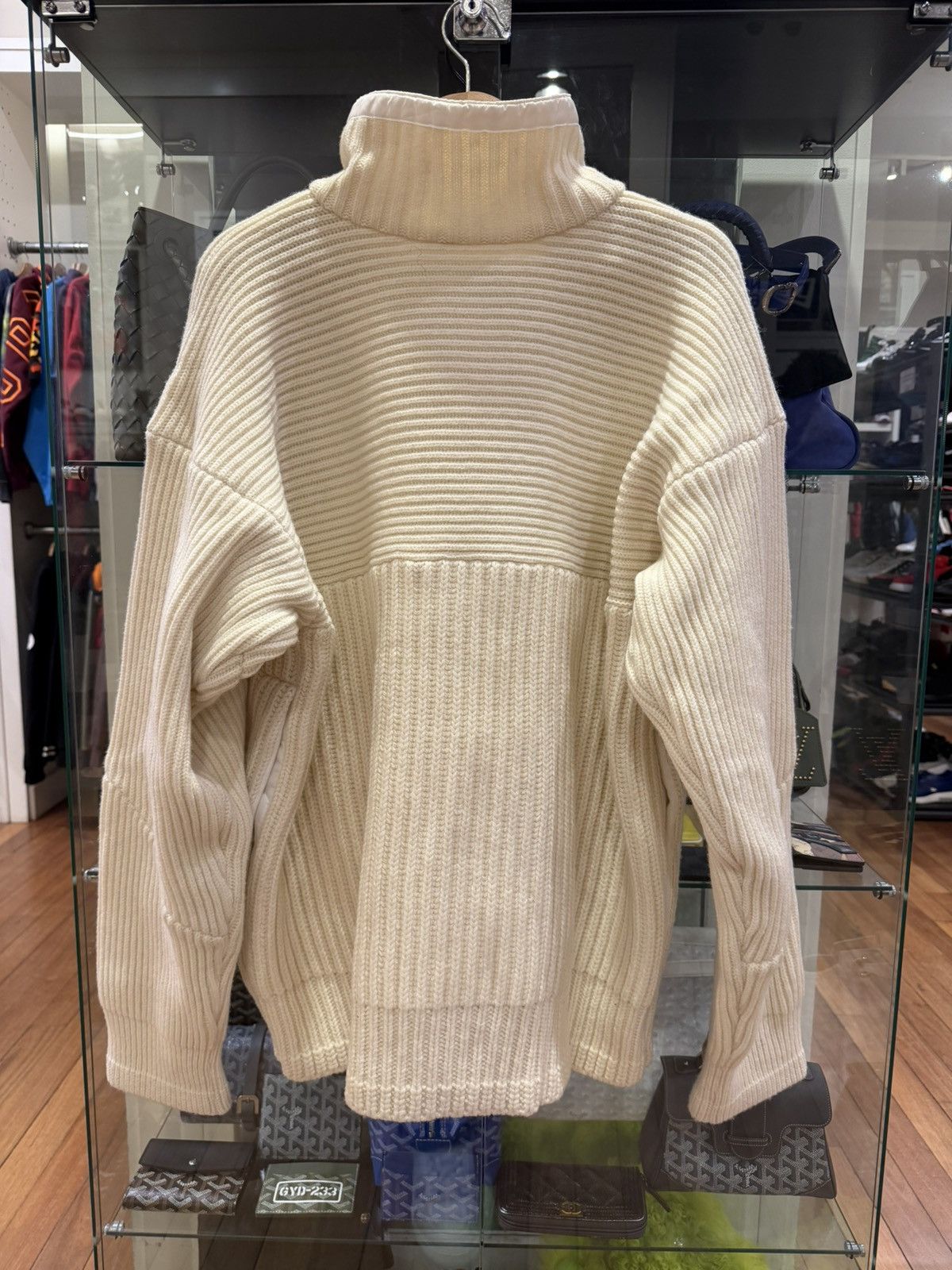 Sacai Sacai Knit Full Zip Sweater Size US XL / EU 56 / 4 - 2 Thumbnail