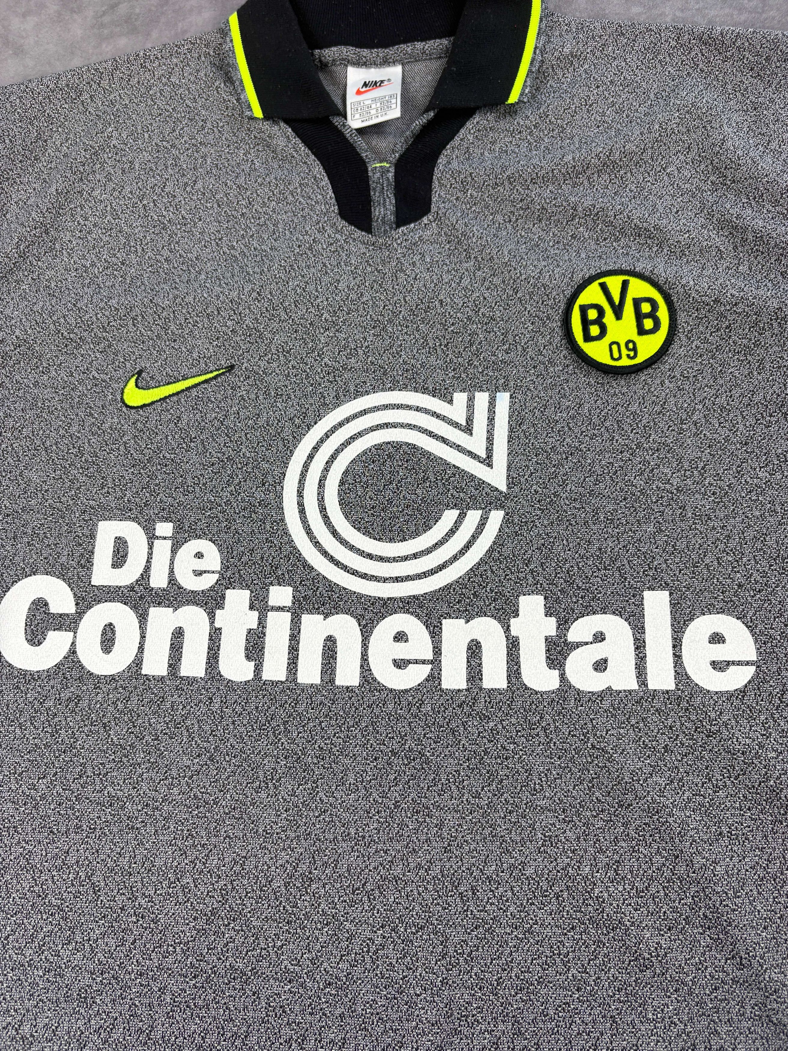 Nike Borussia Dortmund 1997-98 Nike away football jersey size L Size US L / EU 52-54 / 3 - 6 Thumbnail
