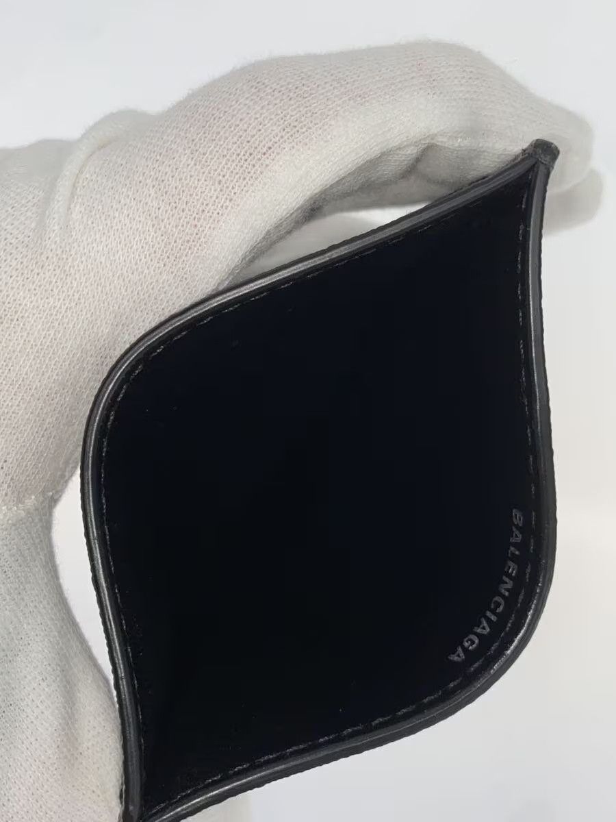 Balenciaga Balenciaga Leather Card Case Black Size ONE SIZE - 4 Thumbnail