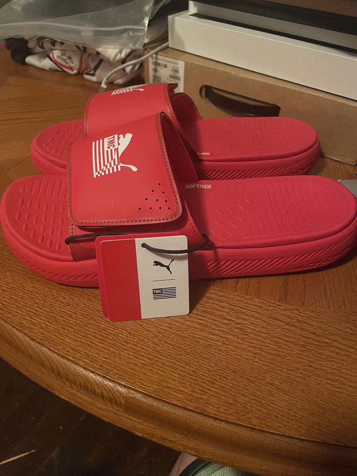 Puma TMC x Puma Nipsey Hussle Softride Slides Size US 12 / EU 45 - 2 Thumbnail