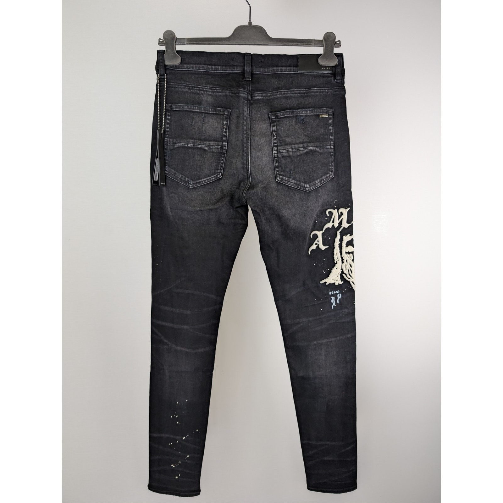 Amiri o1rshd1 Q:2 / Wes Lang Reaper Logo Jean in Aged Black Size US 36 / EU 52 - 12 Thumbnail
