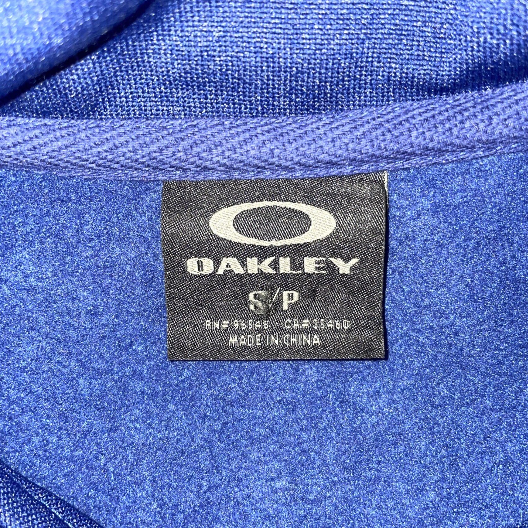 Oakley VINTAGE Oakley Men’s Navy Blue Full Zip Pullover Sweatshirt Small Zip Closure Size US S / EU 44-46 / 1 - 3 Thumbnail