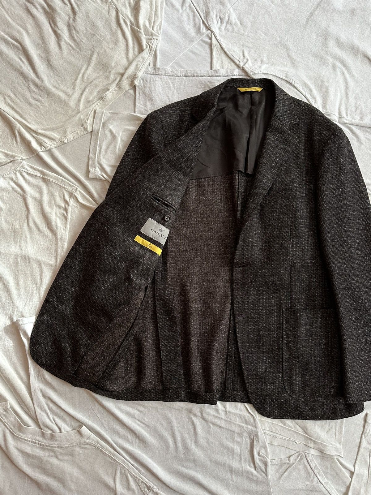 Canali Canali Kei Wool Sport Blazer Jacket Size 52R - 5 Thumbnail