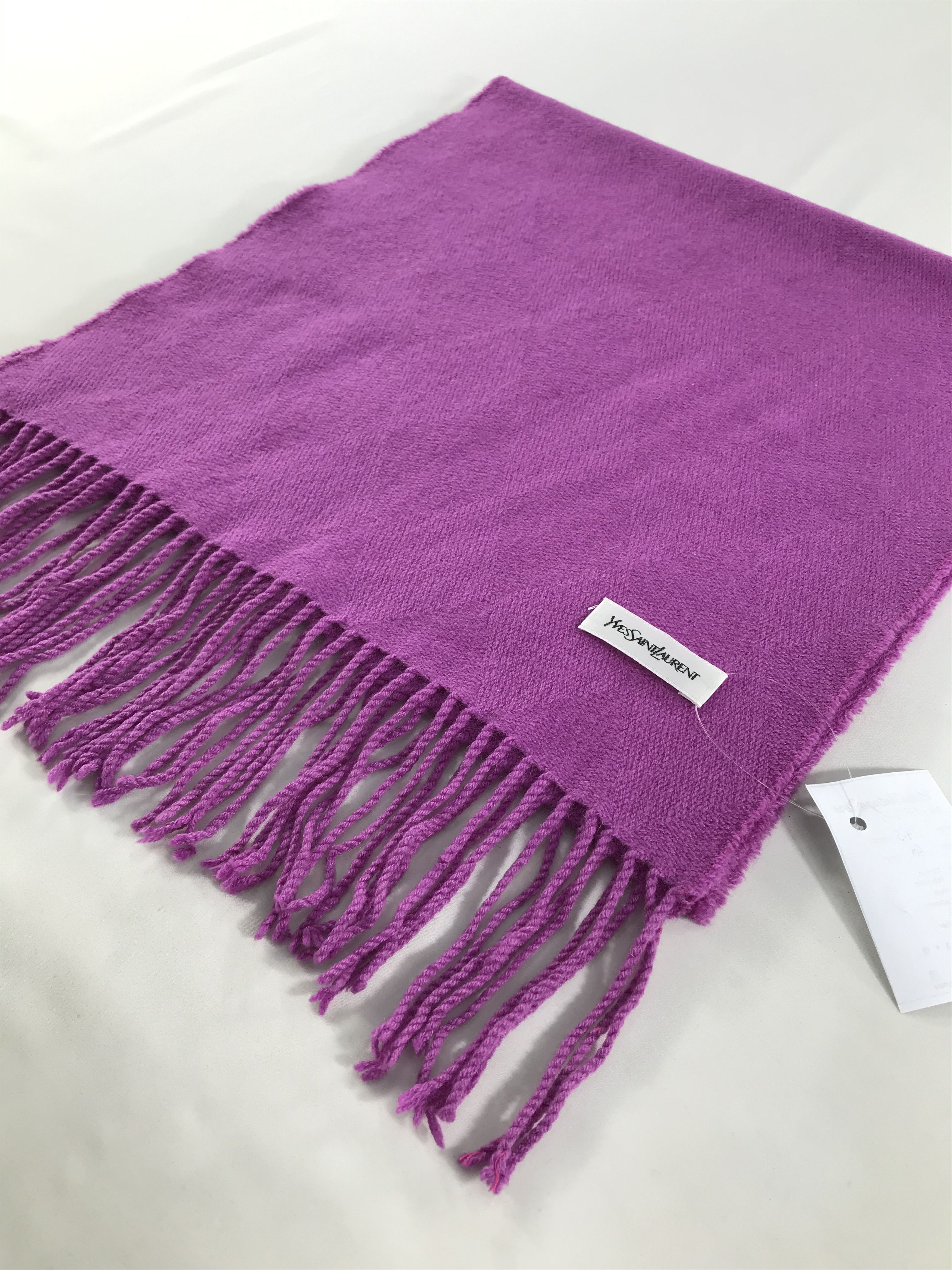 Yves Saint Laurent Vintage Yves Saint Laurent Scarf/Muffler/Neckwear MF1365 Size ONE SIZE - 3 Thumbnail
