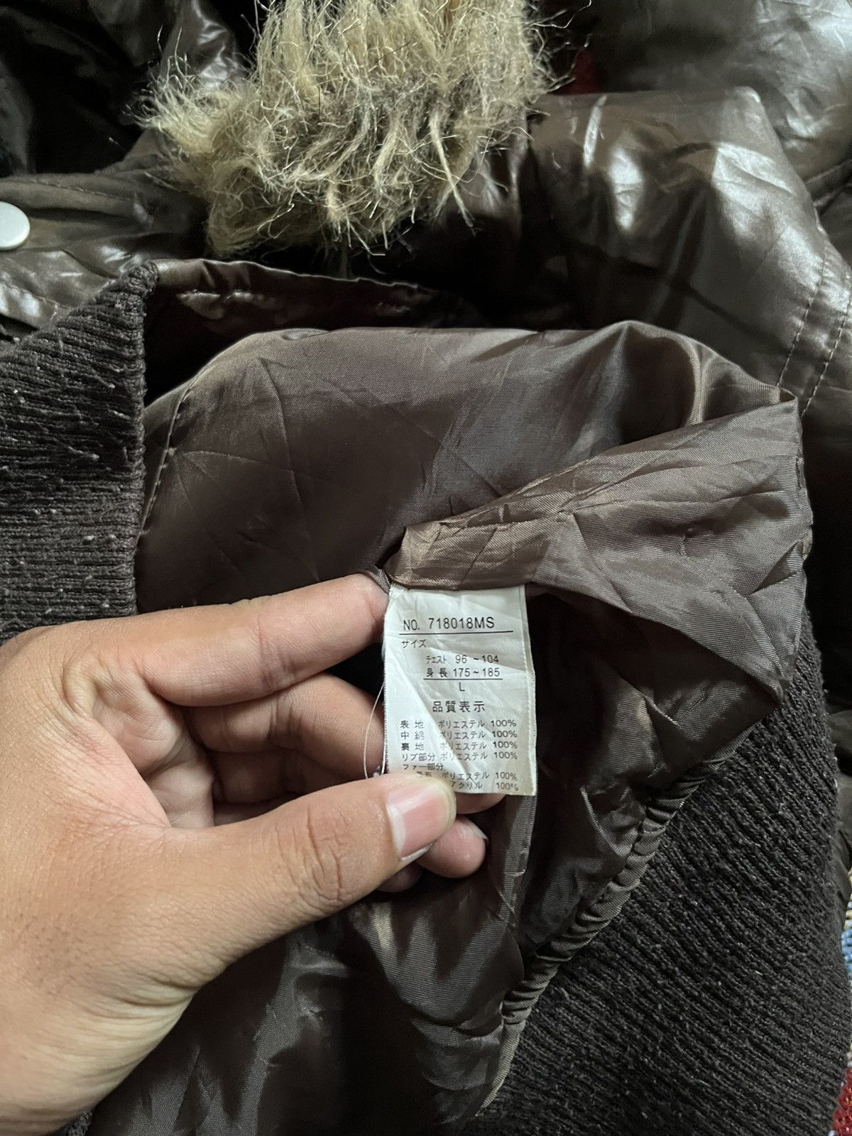 Japanese Brand 💀H.C.M Homme Puffer Fur Jacket 💀 Size US L / EU 52-54 / 3 - 9 Thumbnail