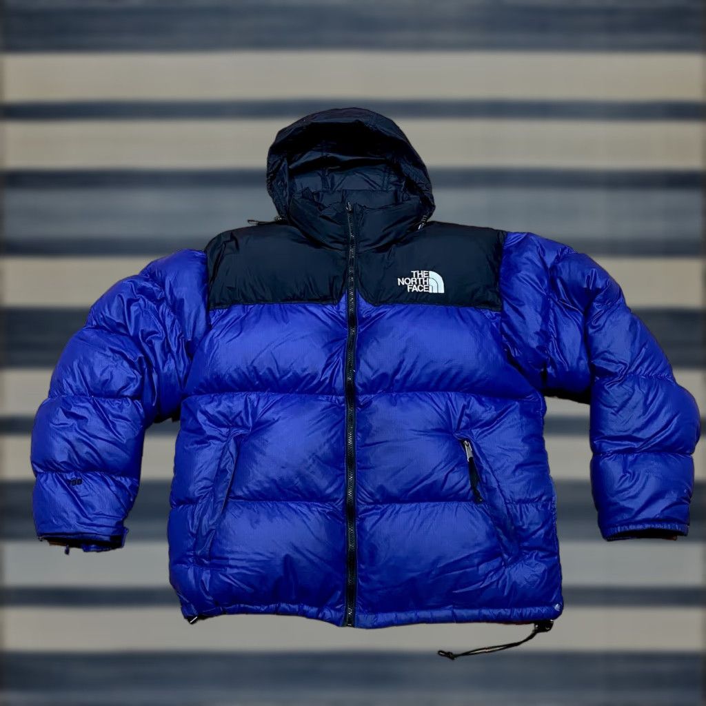 The North Face VINTAGE The North Face Nuptse Puffer Jacket Mens L Purple 700 Down Snowsports Snowboarding Full Zip Hooded NF Retro Size US L / EU 52-54 / 3 - 1 Thumbnail
