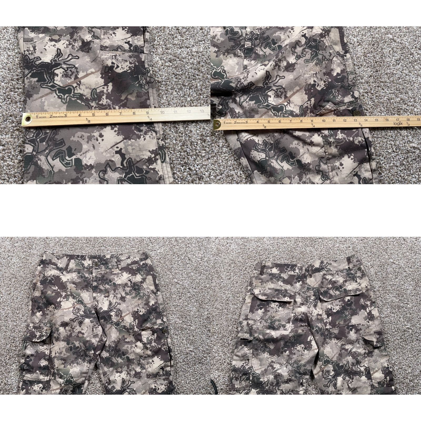 Vintage VINTAGE TrueTimber Camo Ripstop Cargo Pants Men's XL (37 x 32) Green Viper Camouflage 90s Army Nature Outdoor Mens Size US 37 - 8 Thumbnail