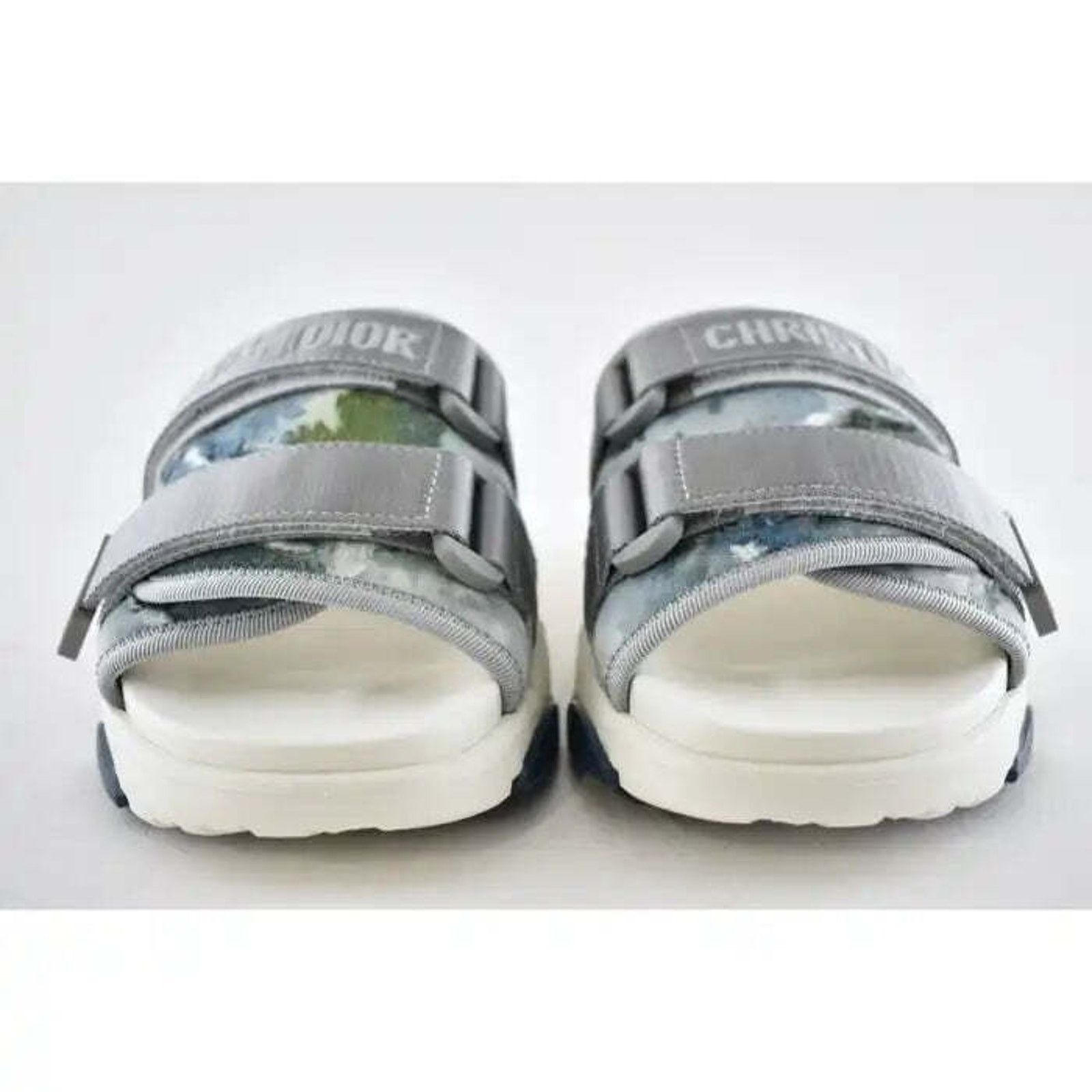 Dior Dior D-Wander Blue Shaded Camouflage Platform Logo Slide Size US 5.5 / IT 35.5 - 4 Thumbnail
