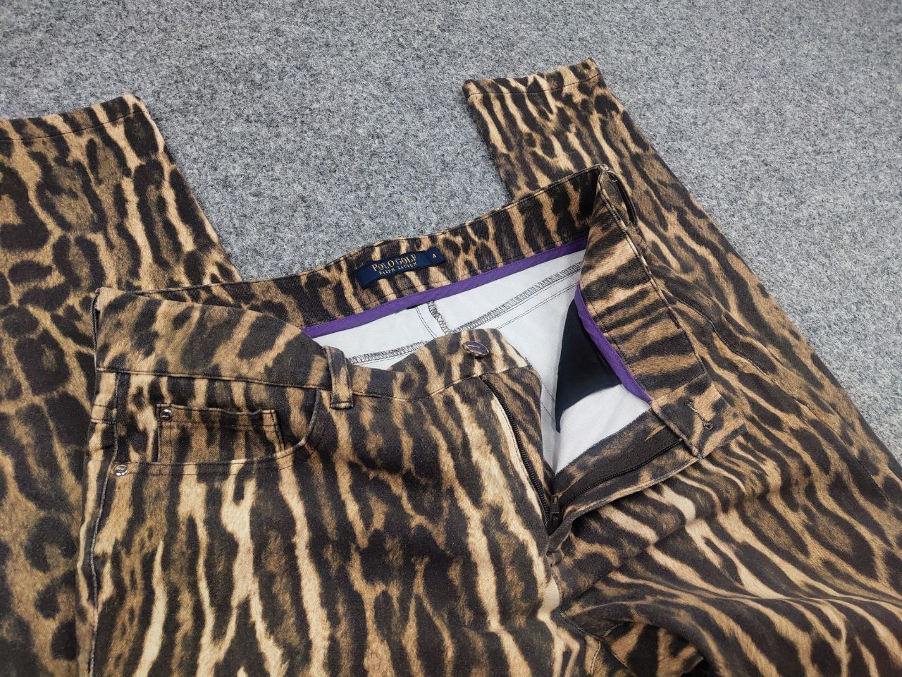 Polo Ralph Lauren Polo Golf Ralph Lauren Leopard Pattern Womens Slim pants Size 27" / US 4 / IT 40 - 9 Thumbnail