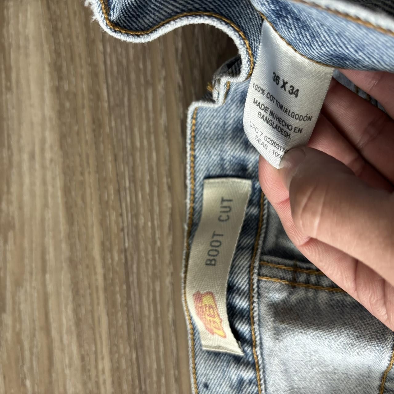 Japanese Brand Crazy Vintage Y2K/2000s Baggy Light Wash Skater Denim Jeans! 36x34 Size US 36 / EU 52 - 7 Thumbnail