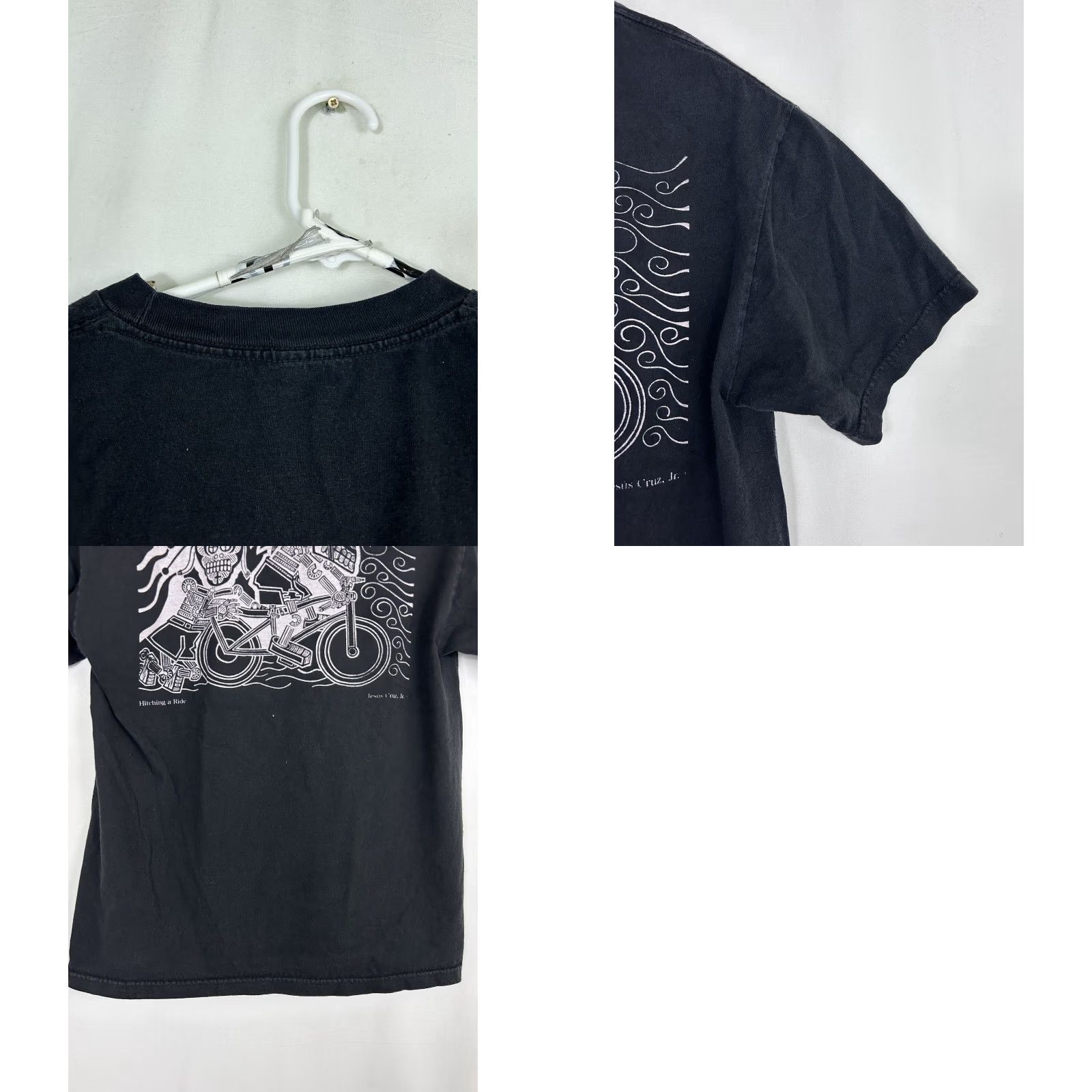 Sugar Day Of The Dead Mens Medium Black Short Sleeve T Shirt Jesus Cruz Jr. Sugar Shirt Mens M Black Day Of The Dead Size US M / EU 48-50 / 2 - 9 Thumbnail