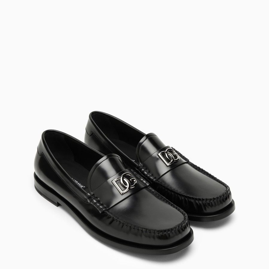 image of Dolce Gabbana O1D2Blof0224 Loafers In Black, Men's (Size 10)