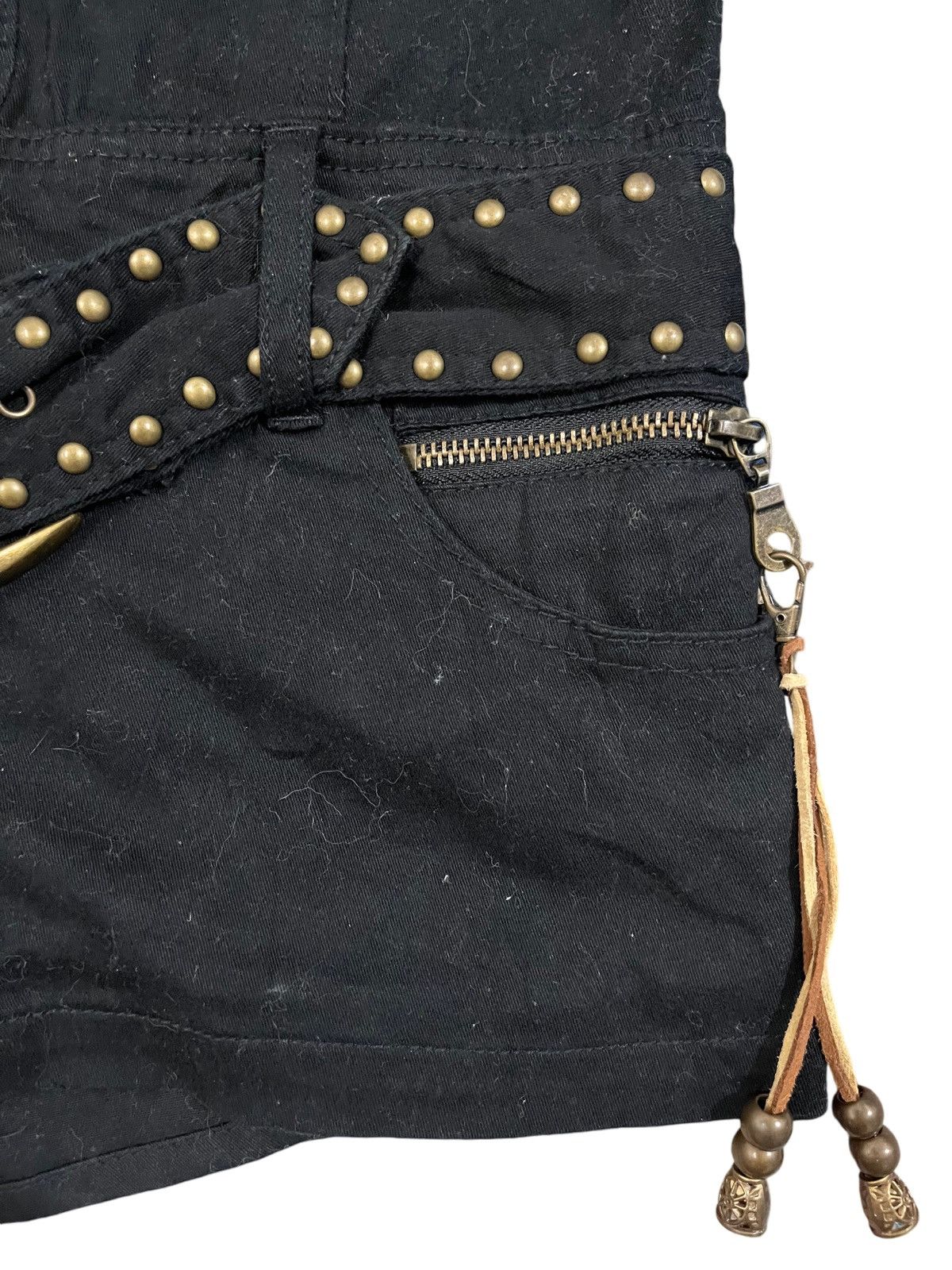 Japanese Brand × Vintage Vintage Garula City Chick Studded Romper Belt Jacket Size M / US 6-8 / IT 42-44 - 5 Thumbnail