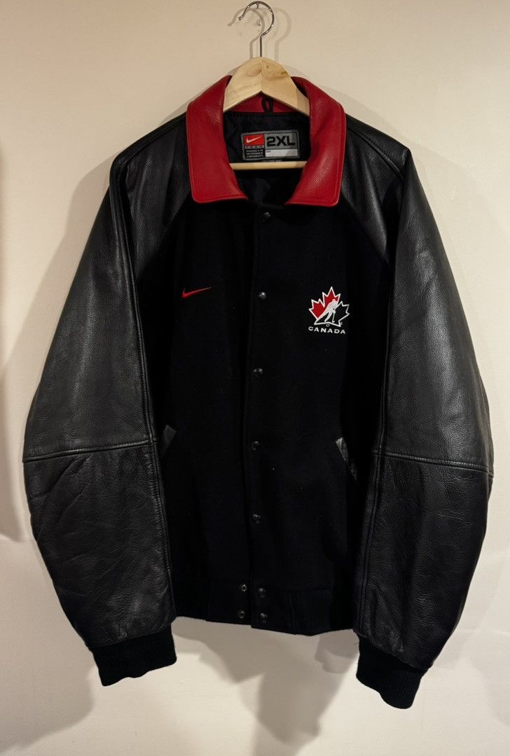 Men's Nike Leather Jackets | Grailed