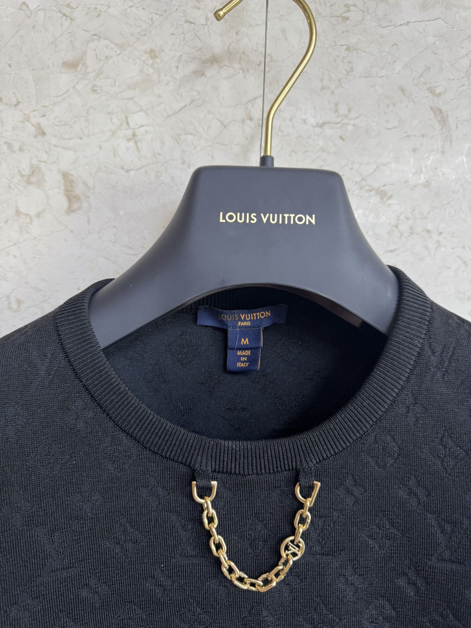 Louis Vuitton Louis Vuitton 1A9Z3F Monogram Silk-Blend Pullover M Size M / US 6-8 / IT 42-44 - 4 Thumbnail