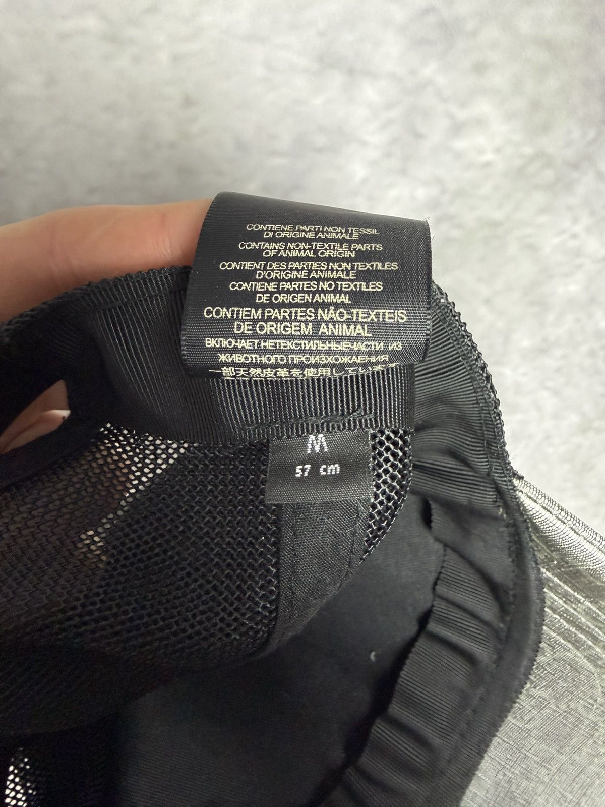 Gucci Gucci monogram GG hat cap grey Size ONE SIZE - 11 Thumbnail