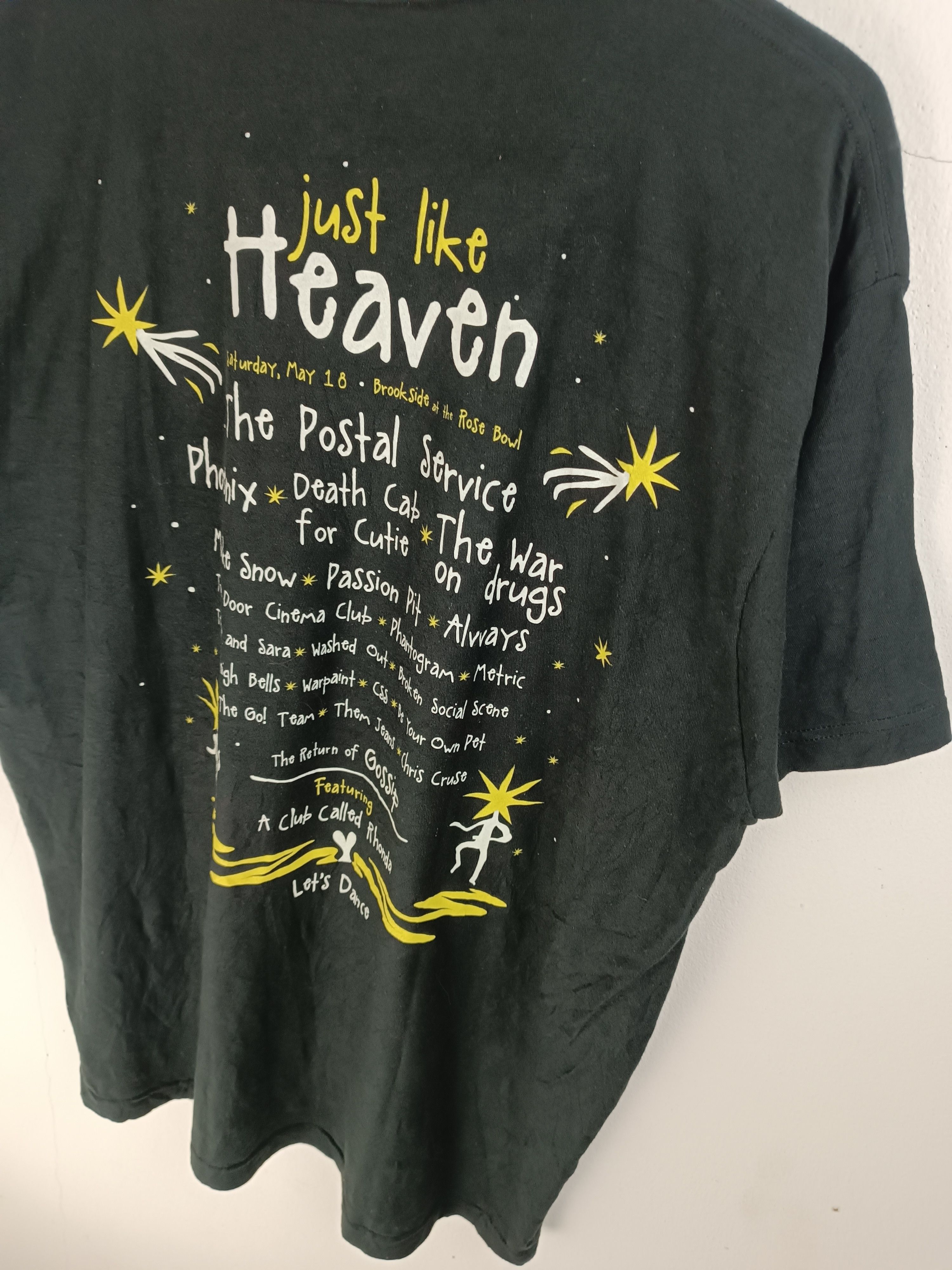 Band Tees VINTAGE JUST LIKE HEAVEN FEST death cab phoenix postal pit Size US XL / EU 56 / 4 - 15 Thumbnail