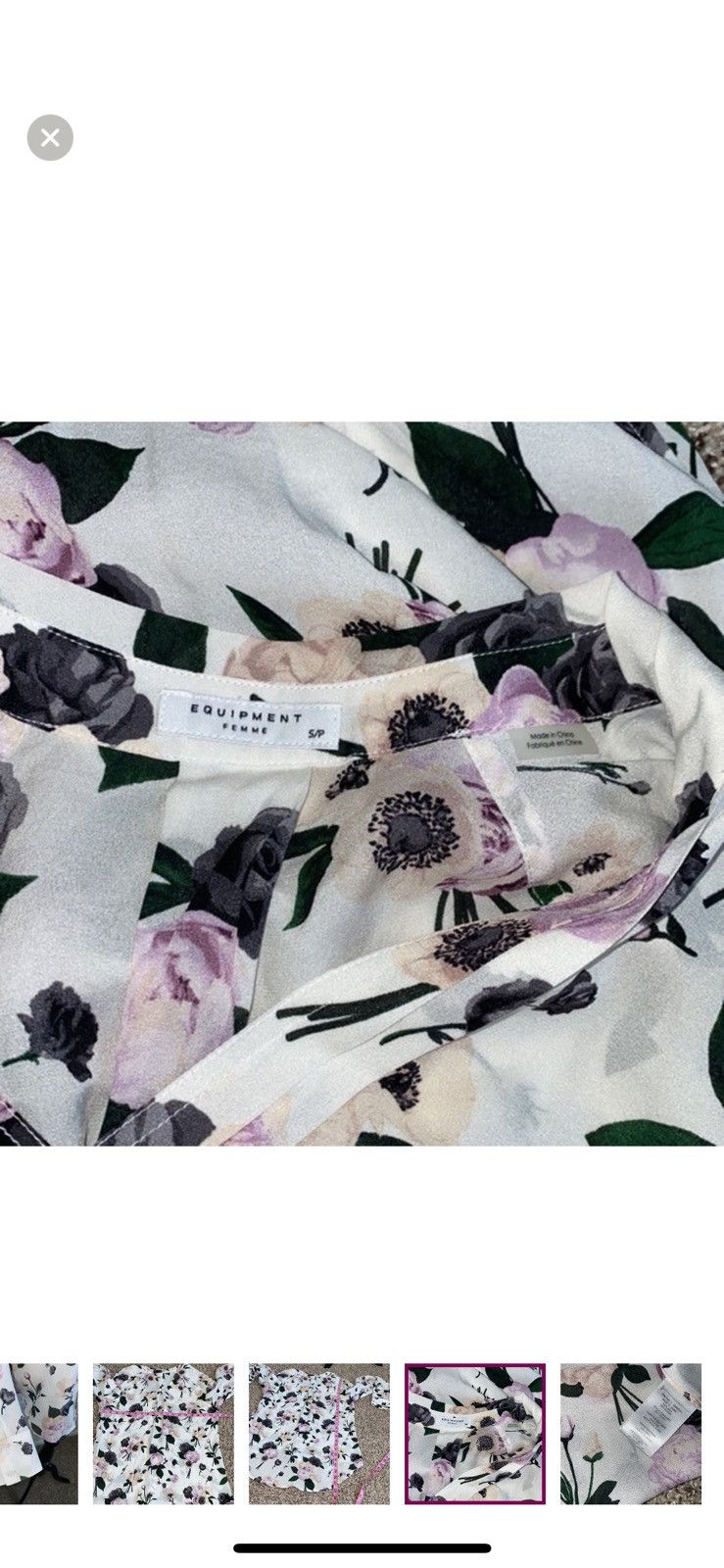 Equipment Equipment small Liana silk blouse Size S / US 4 / IT 40 - 6 Thumbnail