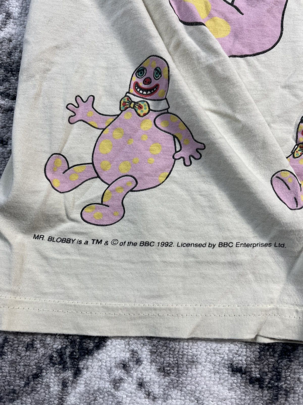 Vintage Vintage BBC Mr. Blobby Rare T Shirt 1992 TV SHOW Size L / US 10 / IT 46 - 4 Thumbnail