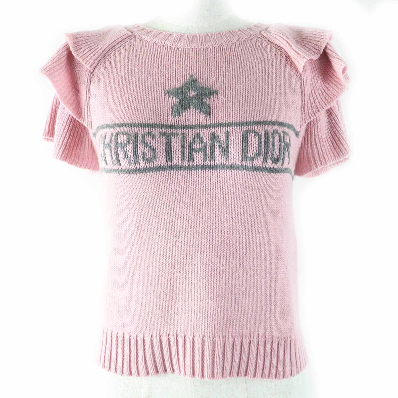 Dior Dior Christian Dior 344S13BM003 Cashmere Knit Natural Material Tops 344S13BM003 DUTY FREE for USA Size ONE SIZE - 1 Thumbnail