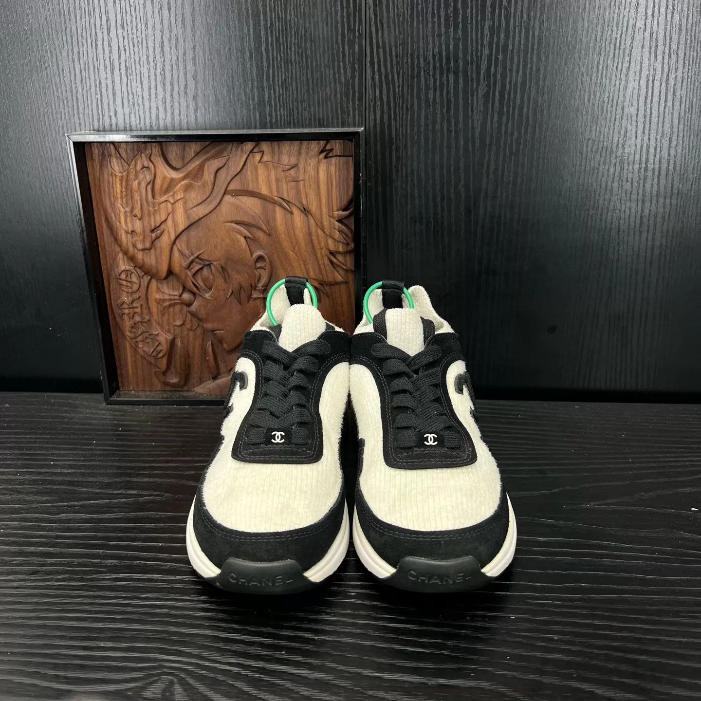Chanel Chanel Black White Panda Sneaker 36 Like New Size US 5.5 / IT 35.5 - 2 Thumbnail