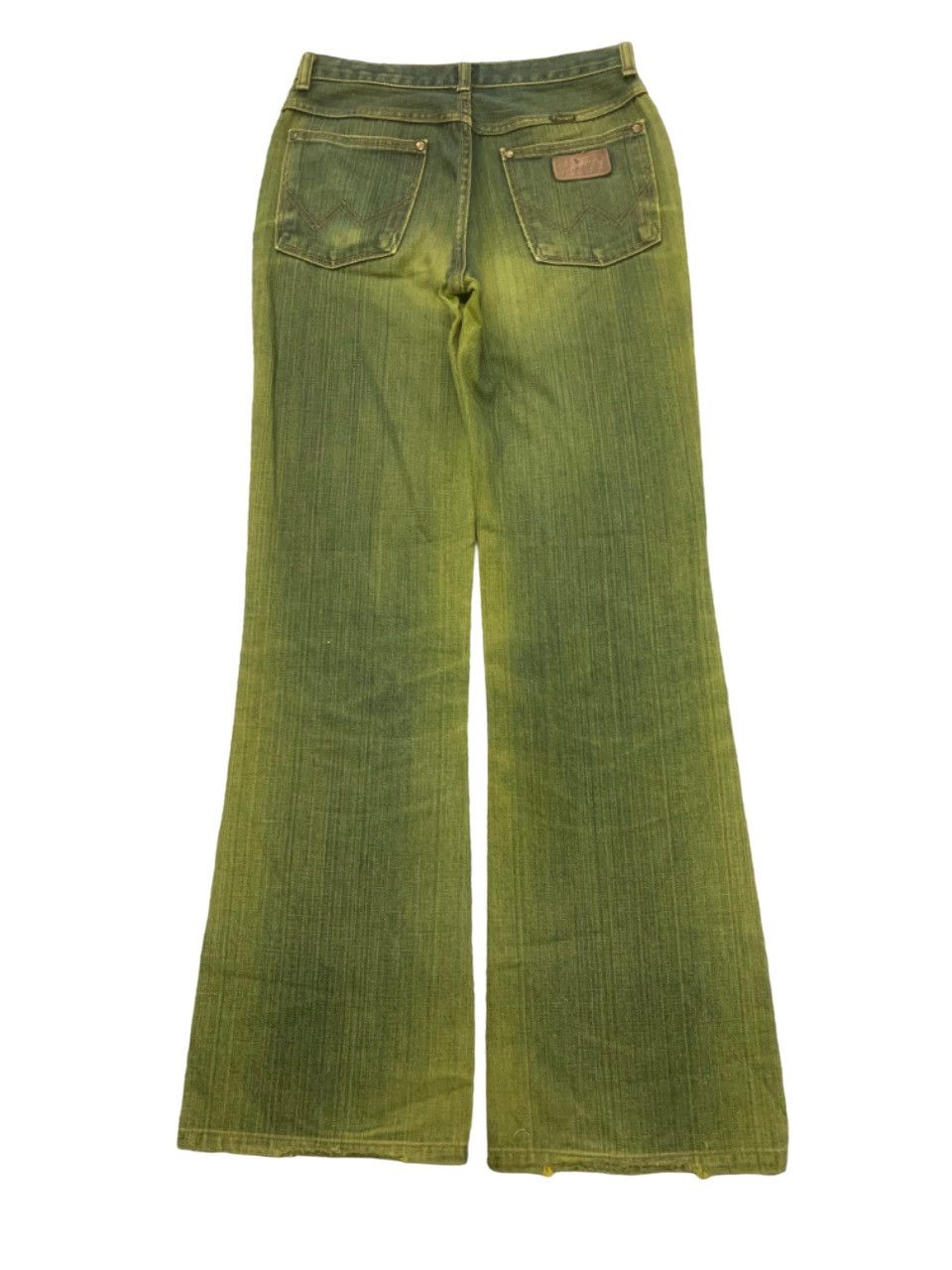 Wrangler 90s WRANGLER WESTERN FLARE PANT RARE COLOUR Size 27" / US 4 / IT 40 - 2 Thumbnail
