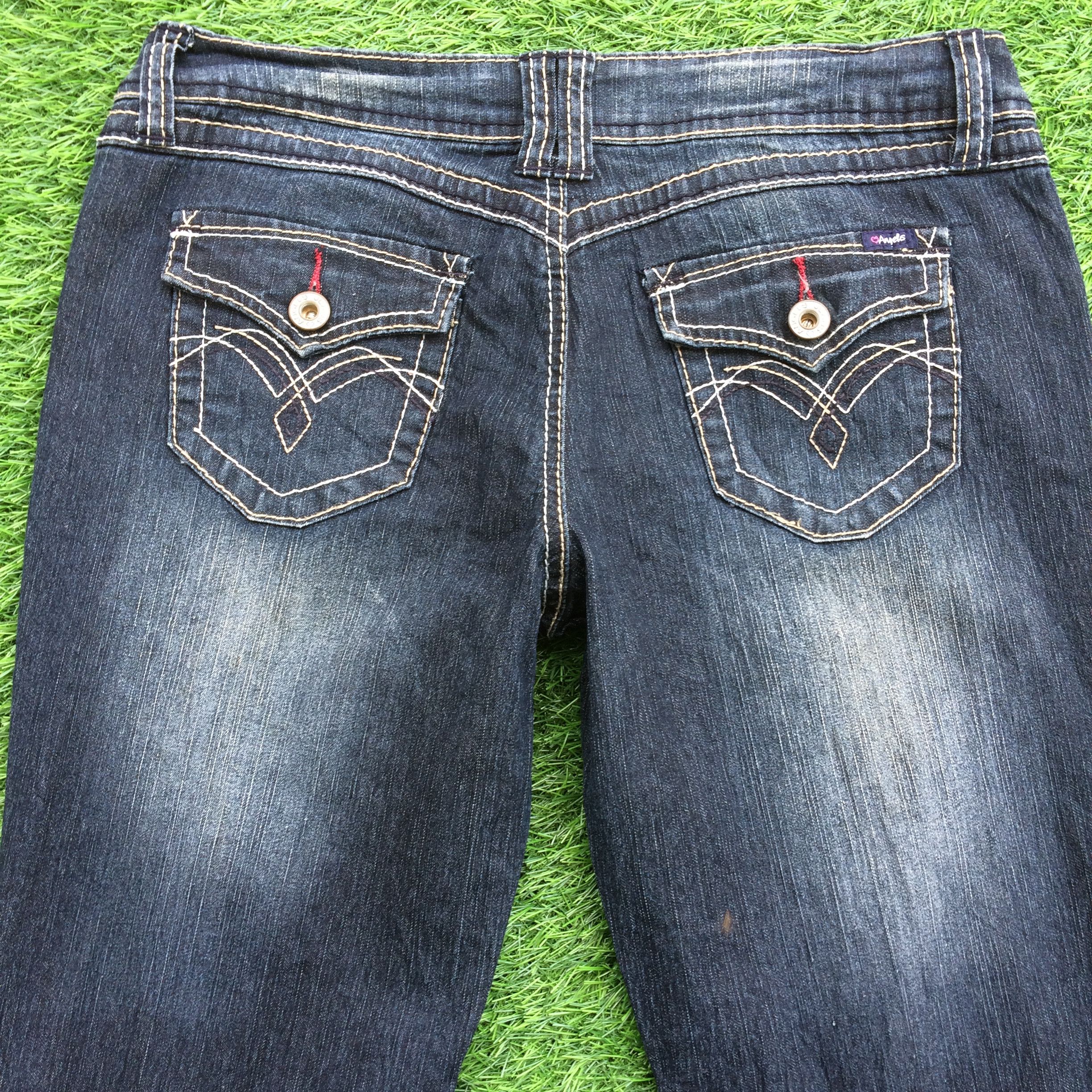 Designer Angels Bootcut Low Rise Jeans D-894 Size 30" / US 8 / IT 44 - 5 Thumbnail