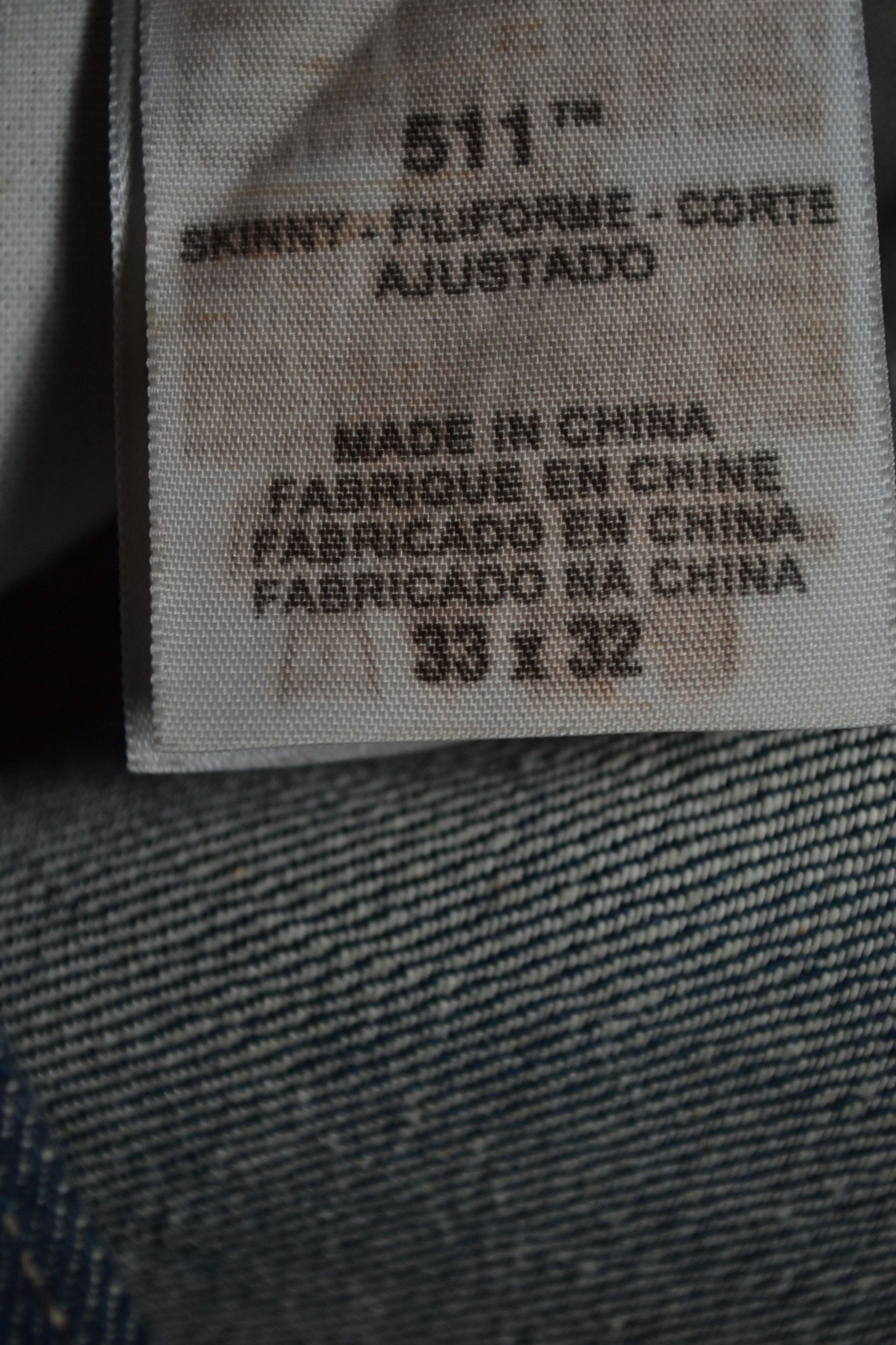 Levi's Levi's LVC 33 x 32 511 Jeans Size US 33 - 7 Thumbnail