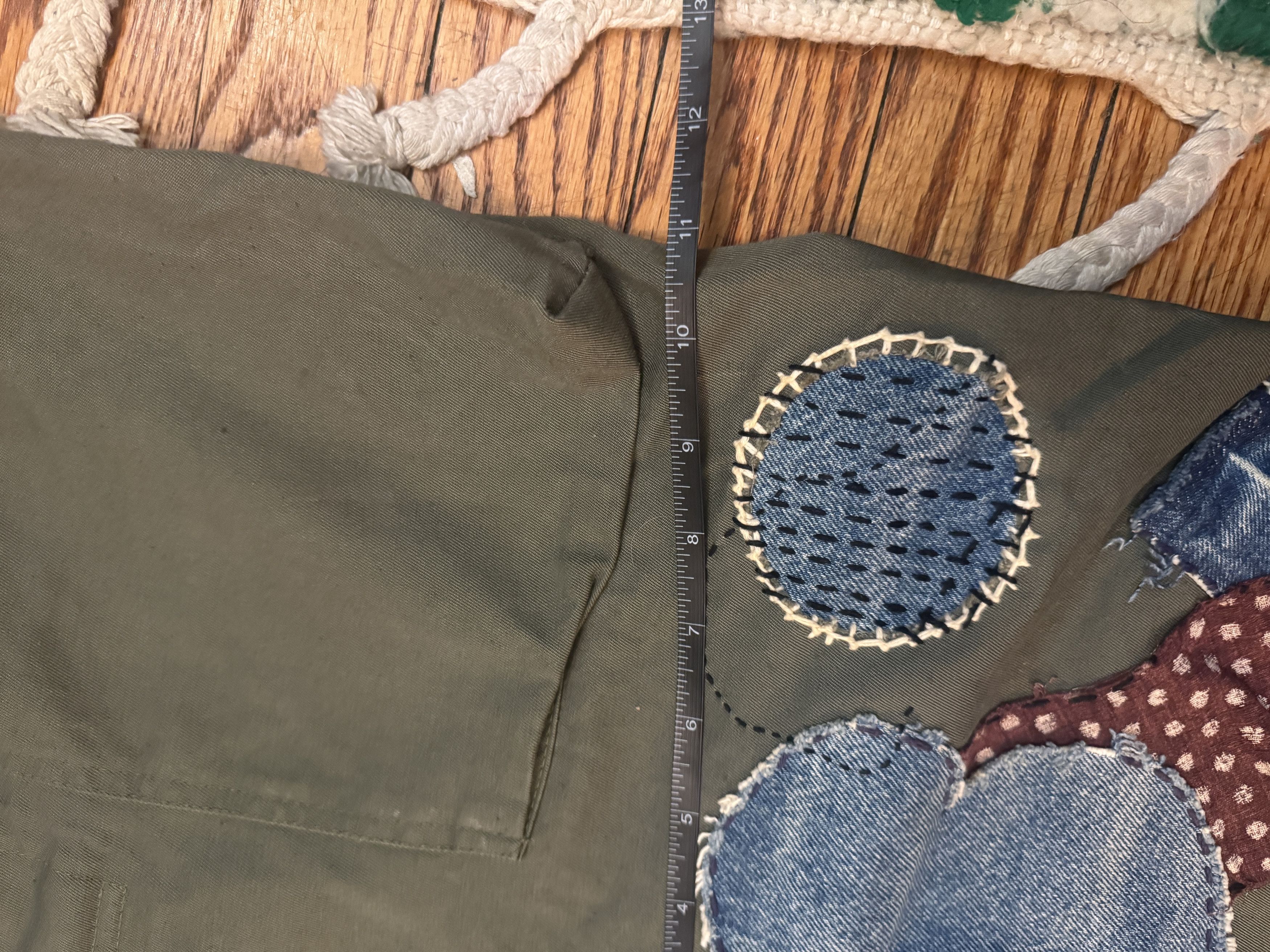 Other Vintage Military Pants - Boro Sashiko Stitch Altered Size US 33 - 5 Thumbnail