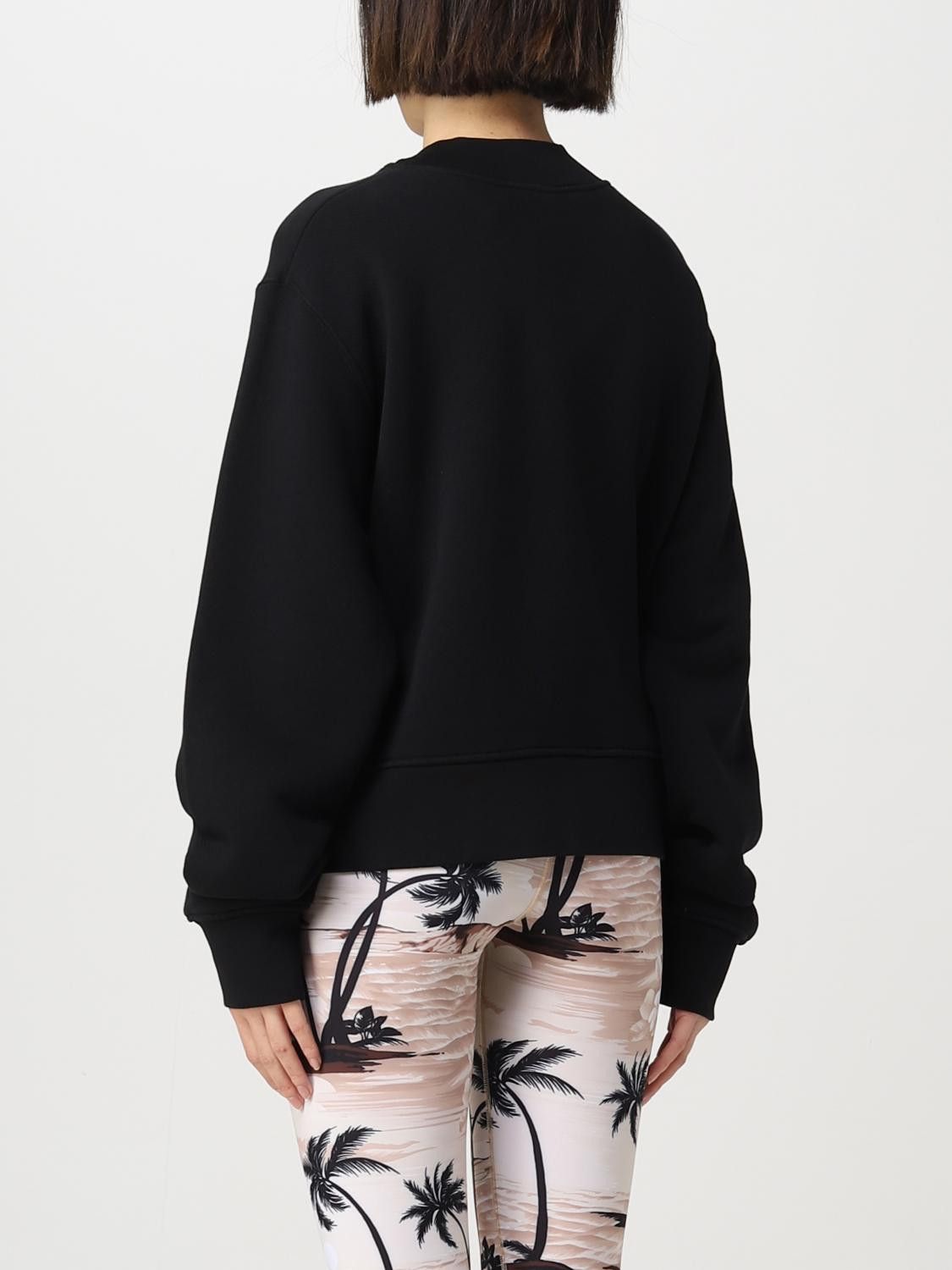 Palm Angels o1y1225 Logo Sweatshirt in Black Size XXS / US 00 / IT 34 - 3 Thumbnail