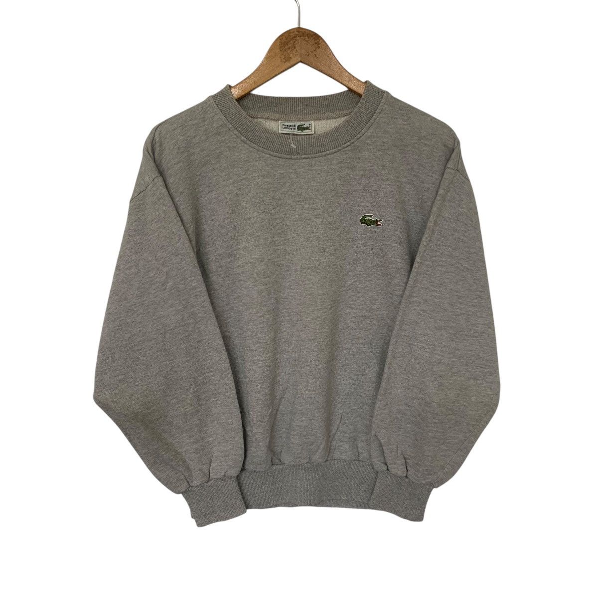 Lacoste × Vintage Vintage Lacoste Sweatshirt Medium Grey 90s Size US M / EU 48-50 / 2 - 1 Thumbnail