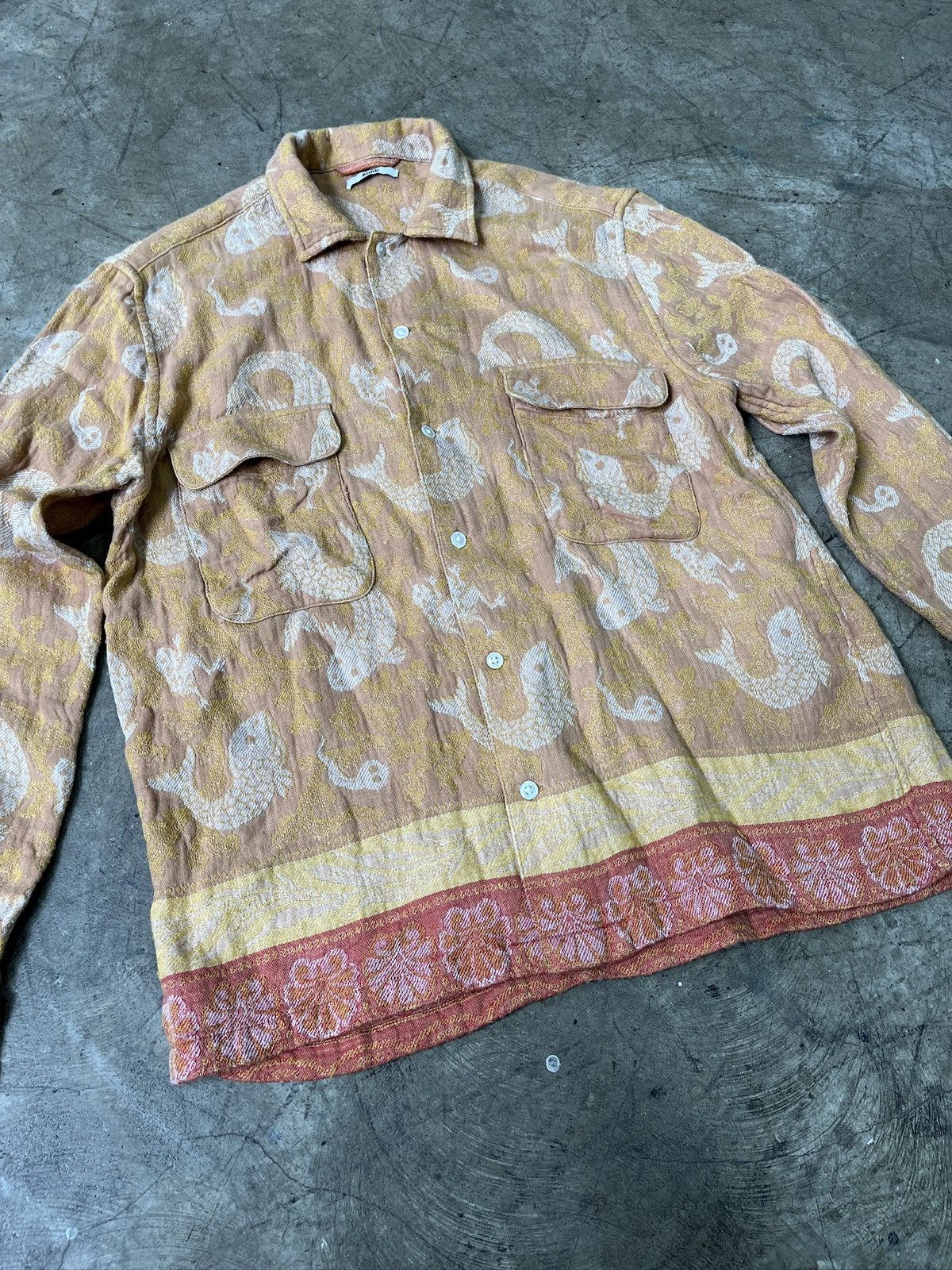 Bode Bode River Fish Vacation Shirt (unisex) Size US M / EU 48-50 / 2 - 16 Thumbnail