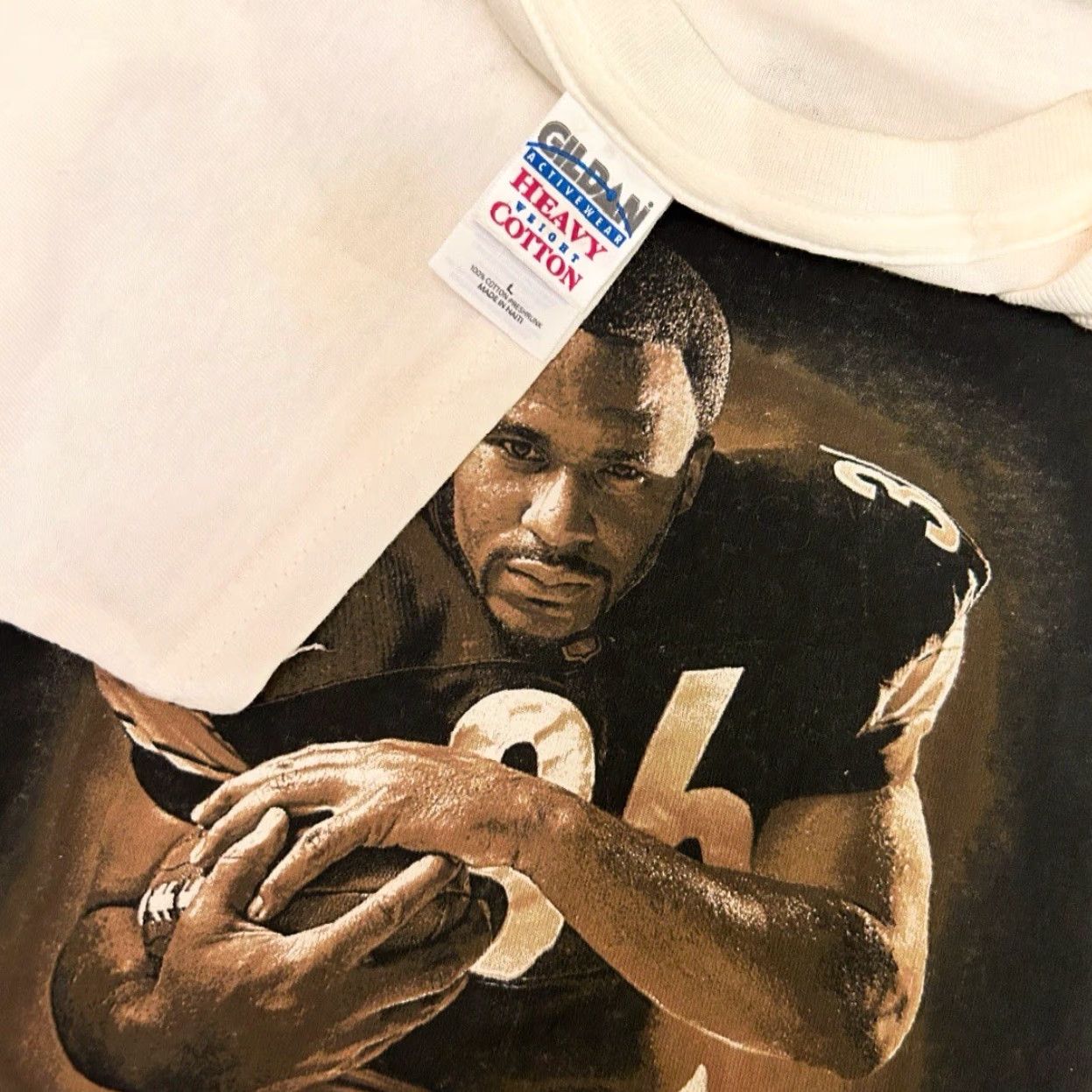 Vintage VINTAGE Jerome Bettis Pittsburgh Steelers 90s Shirt Mens Size L White Sports USA Bettis VTG Shirt Mens L Size US L / EU 52-54 / 3 - 2 Thumbnail