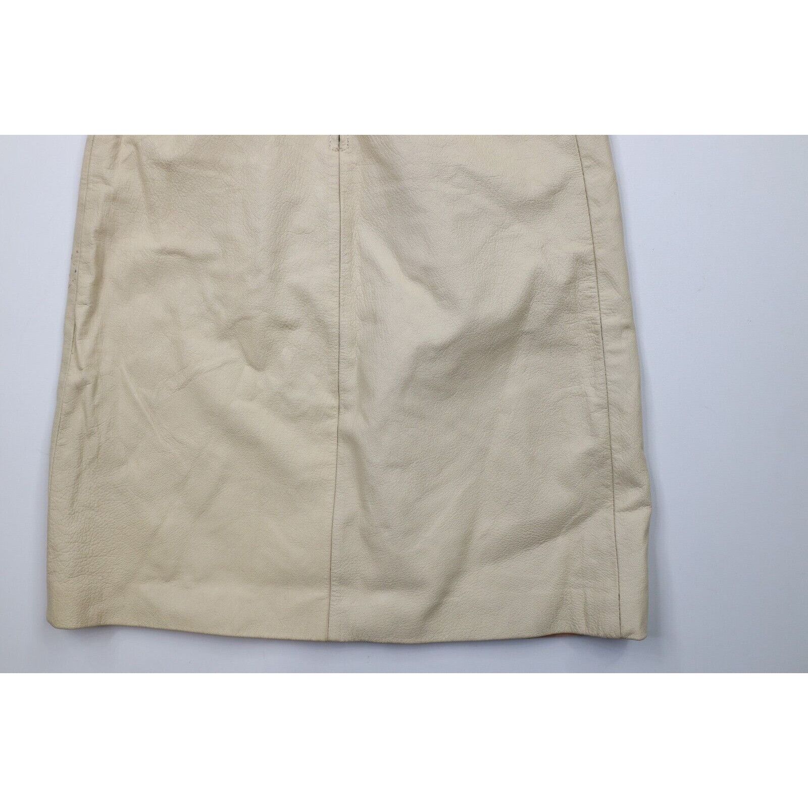 Vintage Vintage 70s Streetwear Distressed Leather Skirt Size 26" / US 2 / IT 38 - 11 Thumbnail