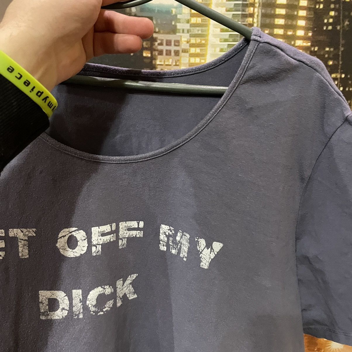 HUMOR TEE Y2K GET OFF MY DiCK grunge PORN XXX