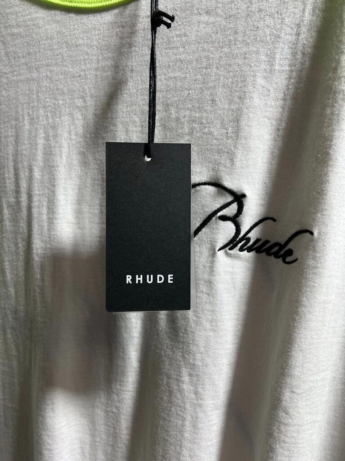 Rhude Rhude Tee White Neon Sz. XXL Size US XXL / EU 58 / 5 - 4 Thumbnail