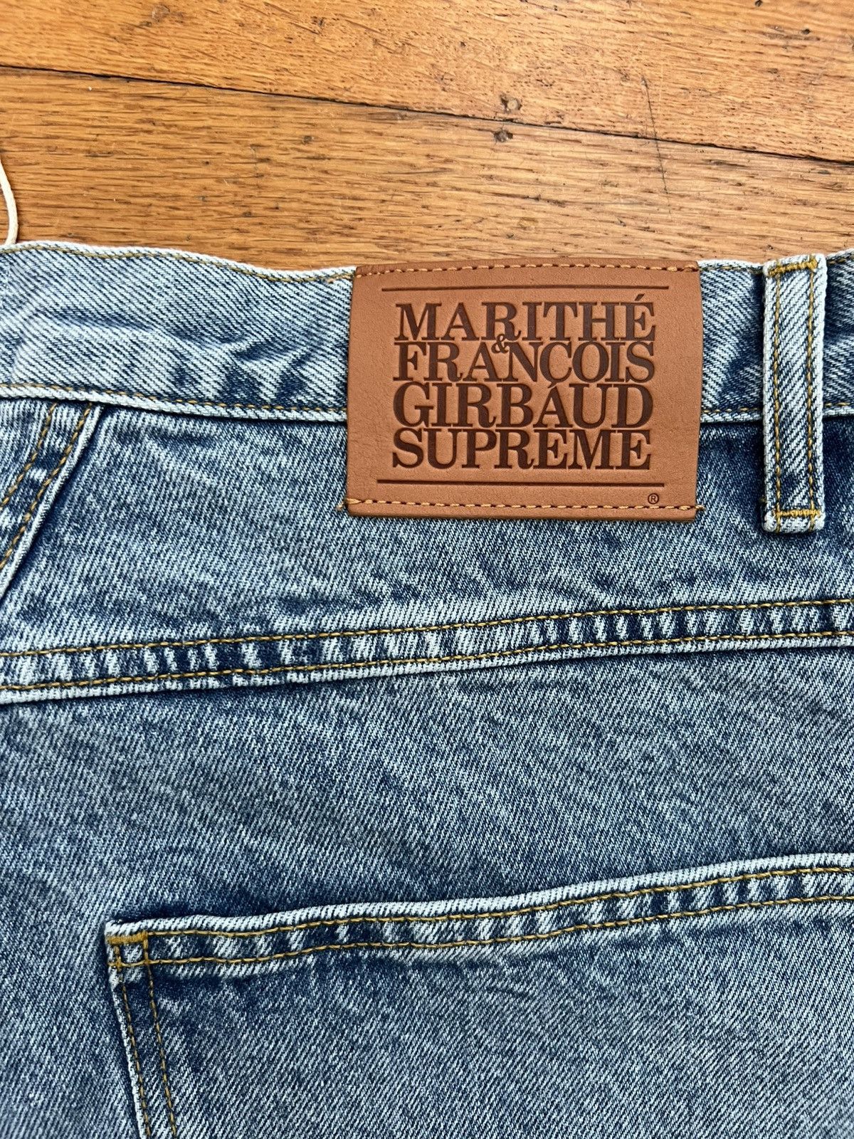 Marithe + Francois Girbaud Supreme X Marithé François Girbaud Denim Shorts Size US 32 / EU 48 - 4 Thumbnail