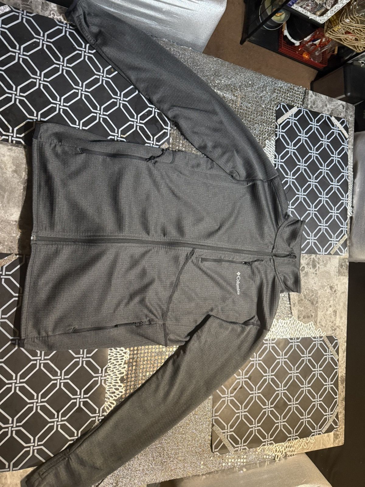 Columbia Columbia Men's Full Zip Fleece Jacket - Dark Gray, Size M Size US M / EU 48-50 / 2 - 1 Thumbnail