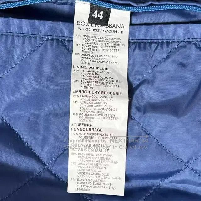 Dolce & Gabbana Dolce & Gabbana Blue Bear Eco Fur Coat. Size US S / EU 44-46 / 1 - 5 Thumbnail