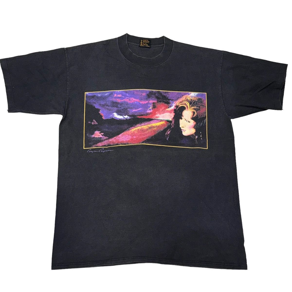 image of Band Tees x Brockum Vintage 1994 Bonnie Raitt in Black, Men's (Size XL)